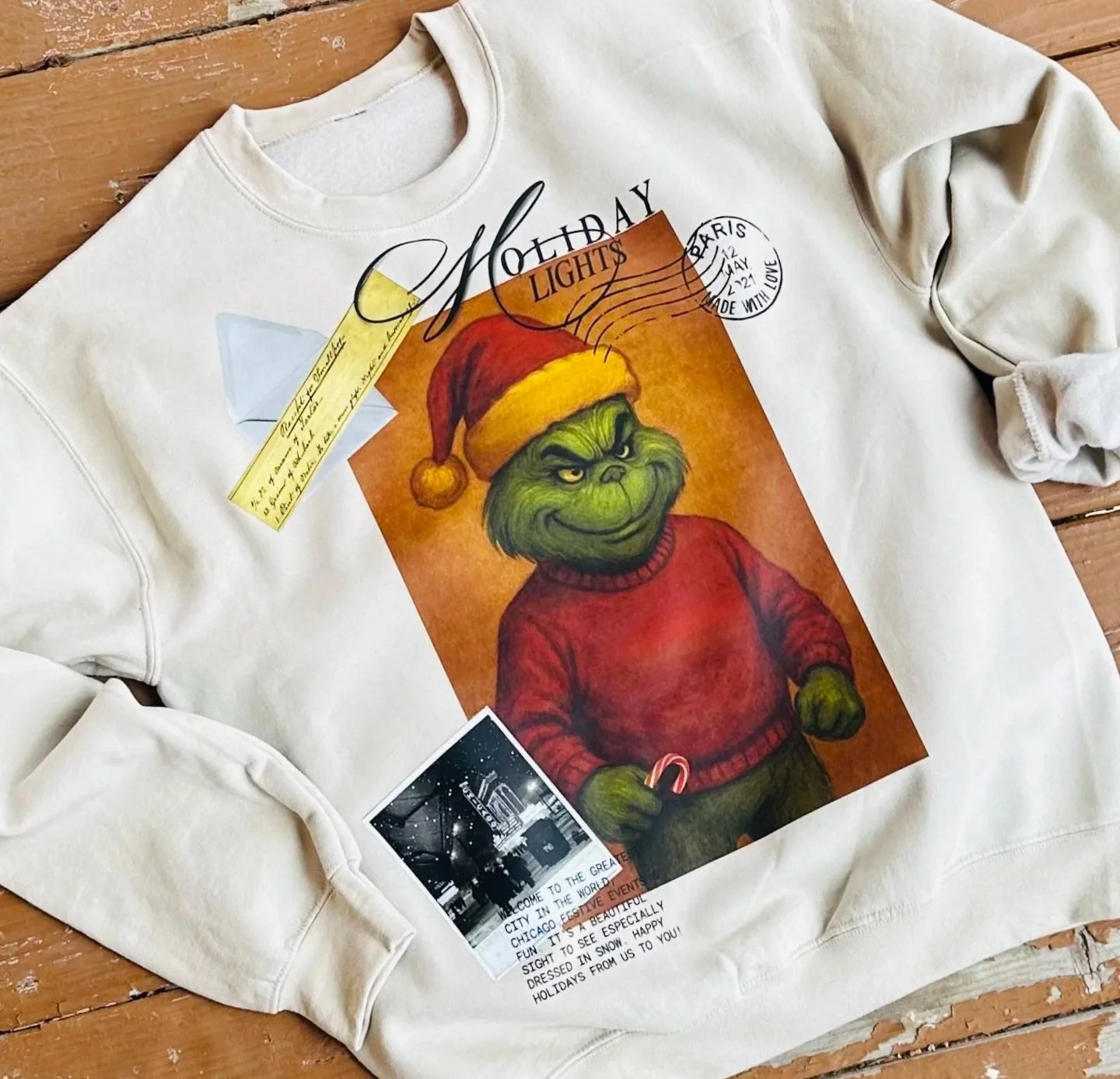 MB x Chicago Grinch Sweatshirt: Tan