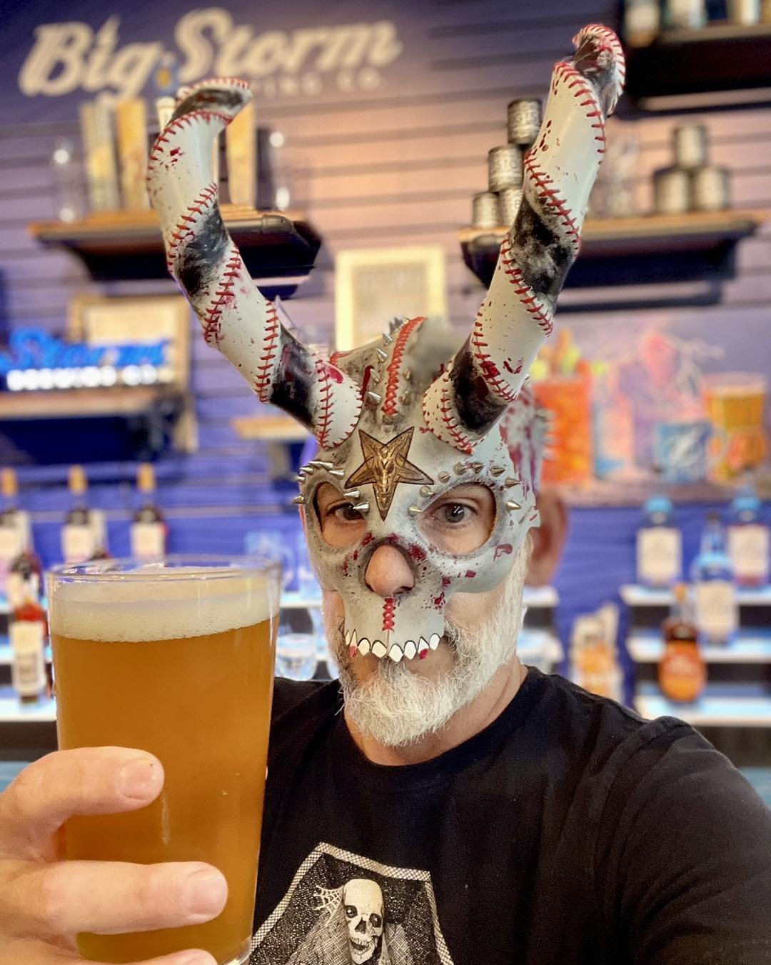 Happy Halloween! This beer is devilishly good!
Stop in to Big Storm Brewery &amp; Distillery  tonight dressed for the occasion and get a free pint on us.
#halloween #freeprints #bigstormbrewery #bigstormdistillery