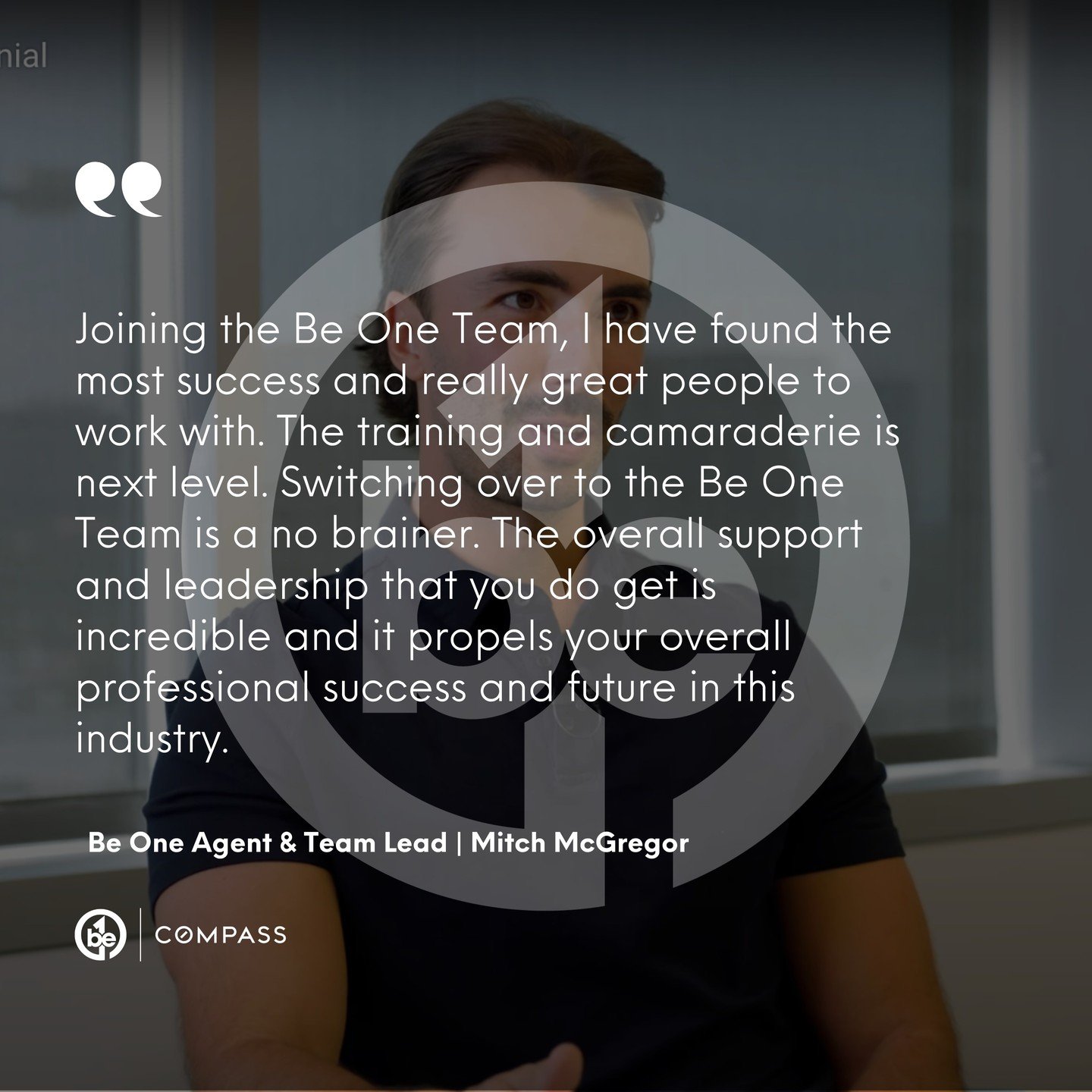 &ldquo;Joining the Be One Team was a no-brainer.&rdquo; 💡

For Mitch McGregor, success is about more than sales &mdash; it&rsquo;s about training, camaraderie, and leadership that moves your career forward.

&ldquo;Switching over to the Be One Team 