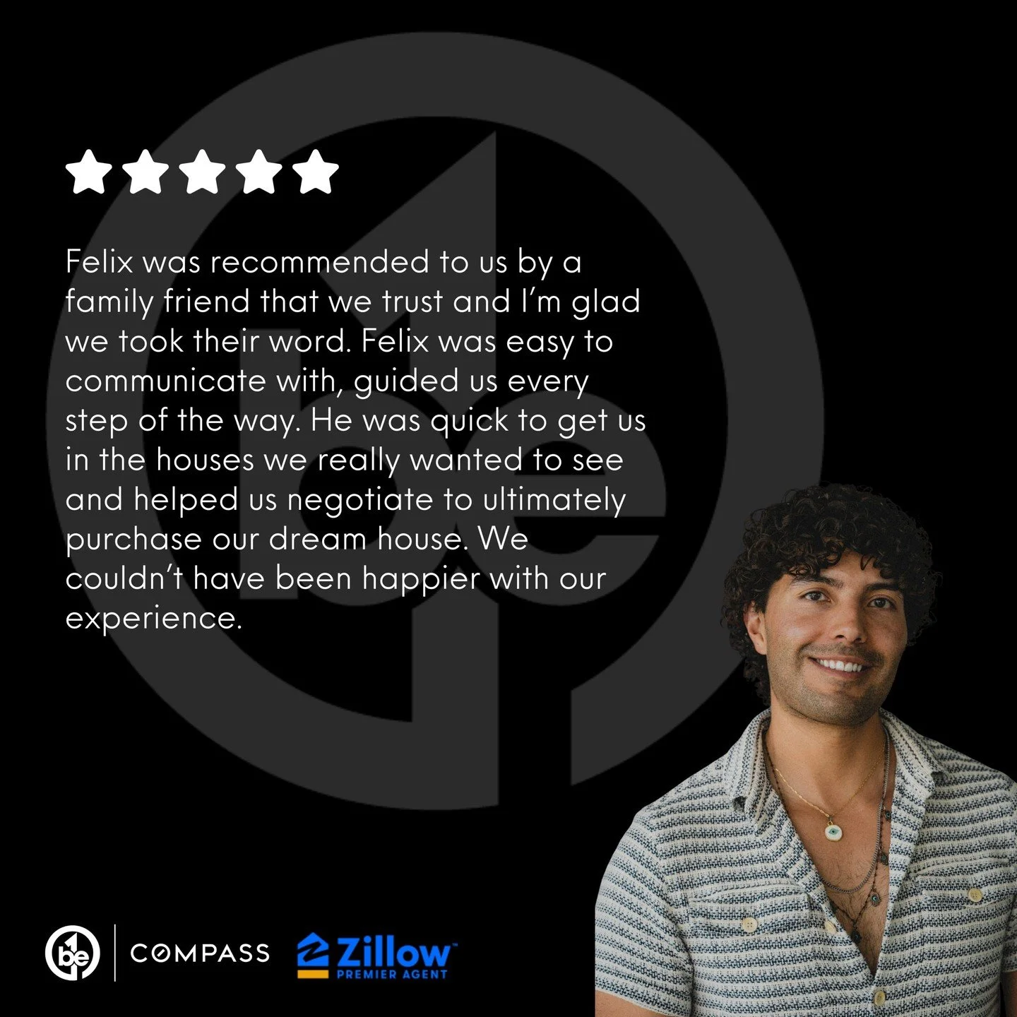 ⭐️ 5-Star Zillow Premier Agent Reviews ⭐️

Shoutout to Felix &amp; Lupita for delivering top-tier service to our Denver clients 👏 From trusted guidance to exceptional care, this is what showing up looks like.

At Be1, Client for Life isn&rsquo;t jus
