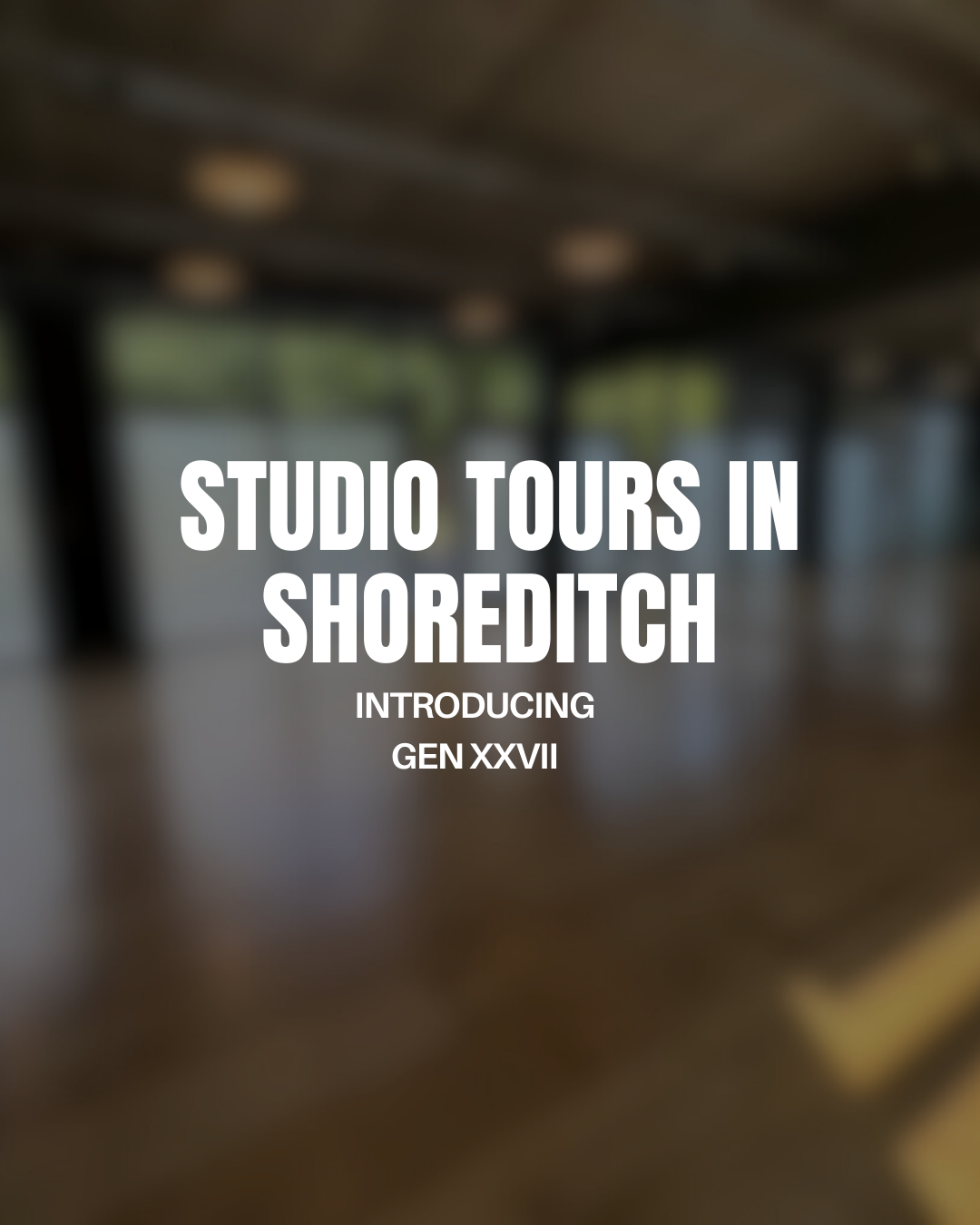 STUDIO TOUR: SHOREDITCH