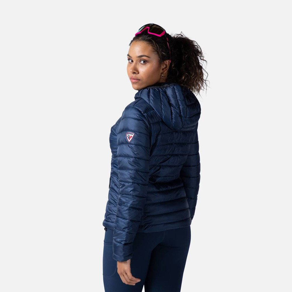 ROSSIGNOL jacket rossi hood blue women
