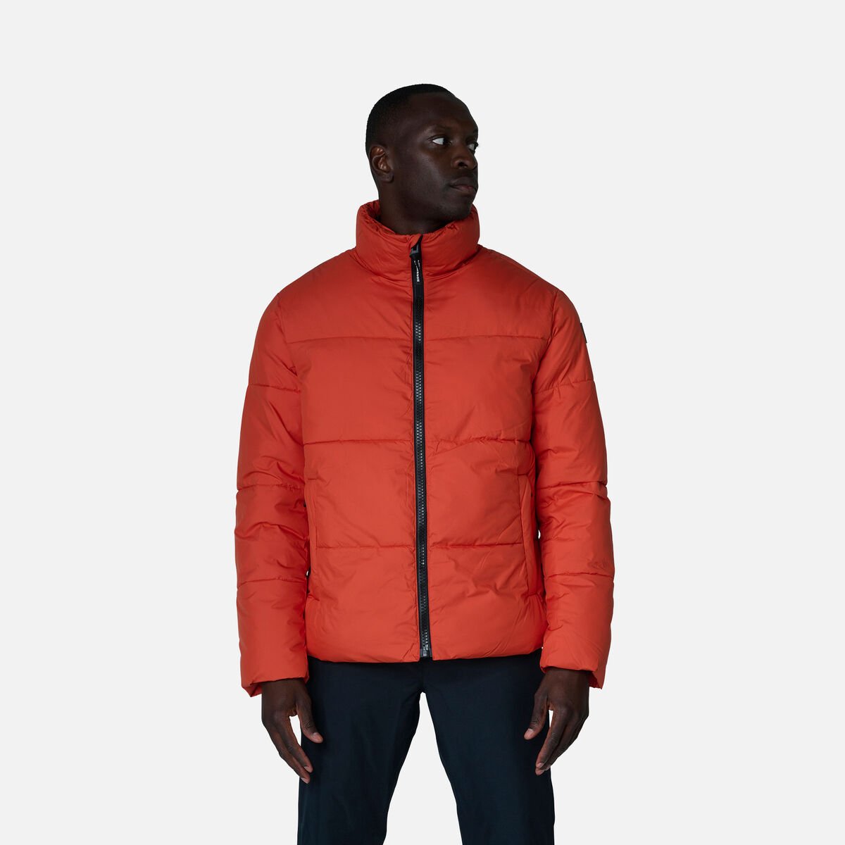 ROSSIGNOL short puffy jacket orange men
