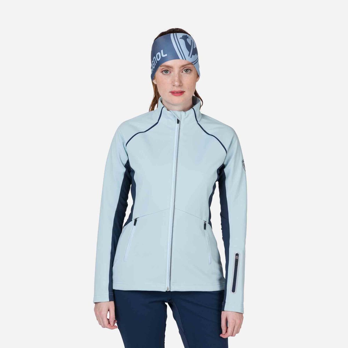 ROSSIGNOL Softshell jacket women blue
