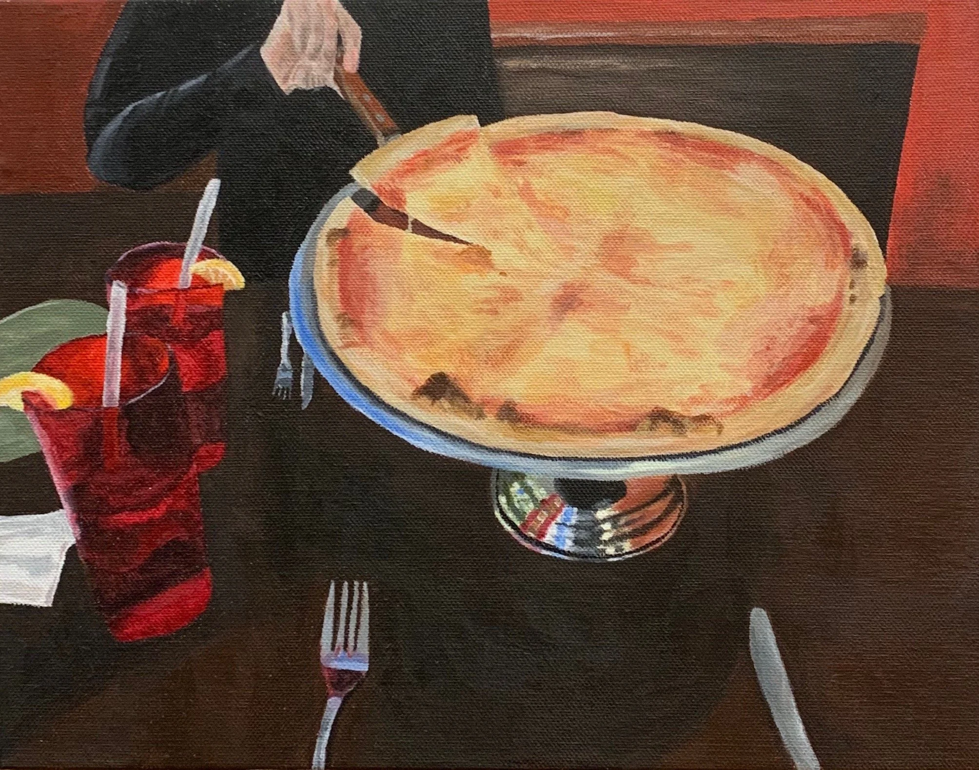 Pizza Pie, Acrylic