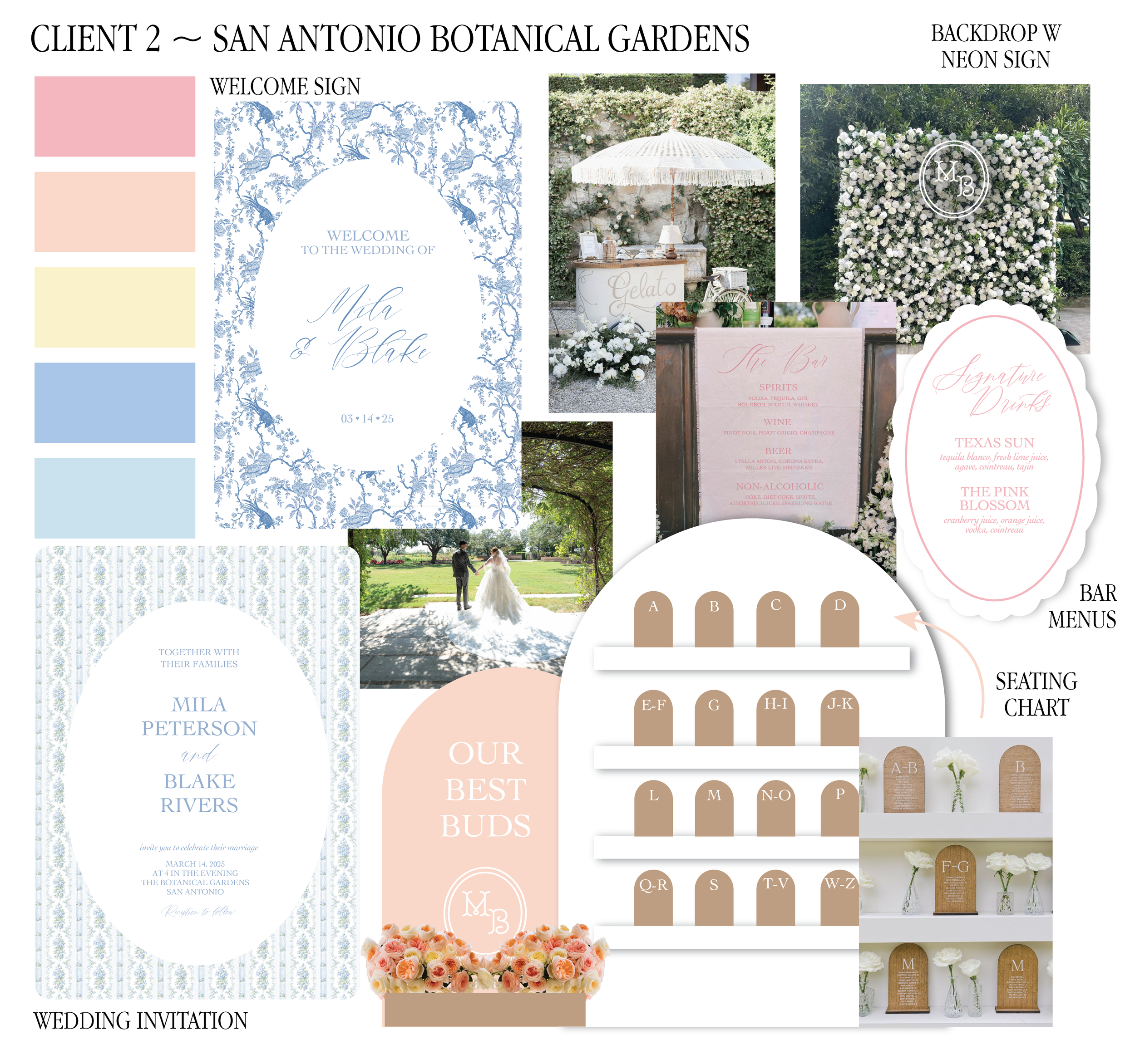 Wedding Design Concept Board