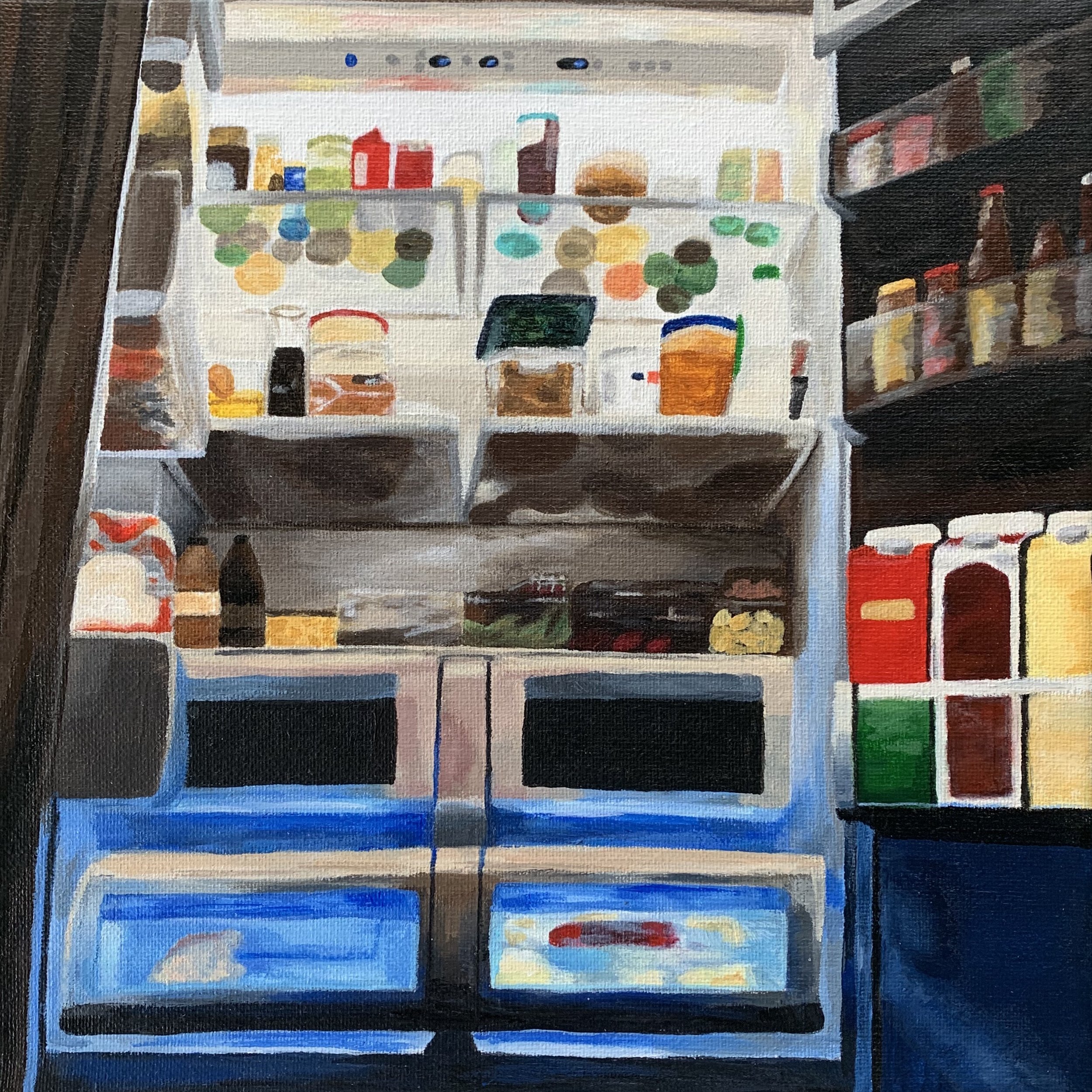 Midnight Snack, Acrylic