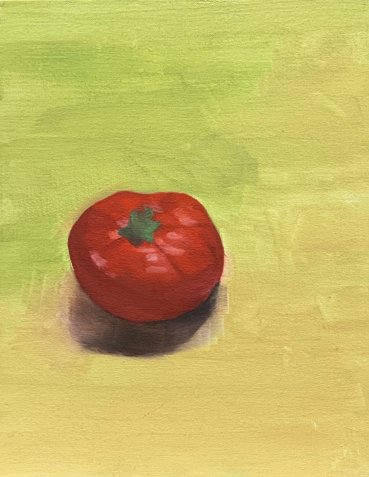Still Life of Tomato, Oil