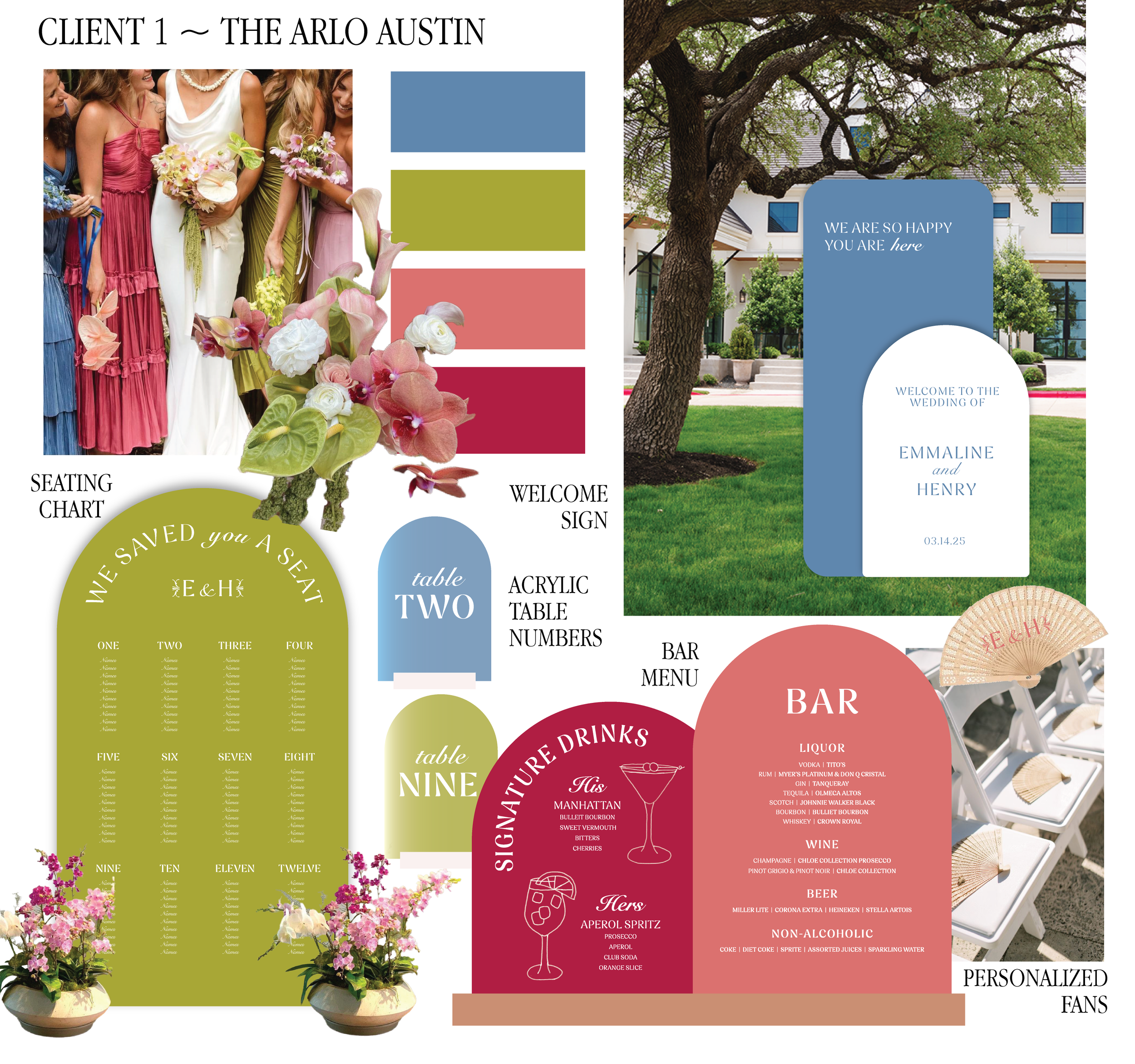 Wedding Design Concept Board