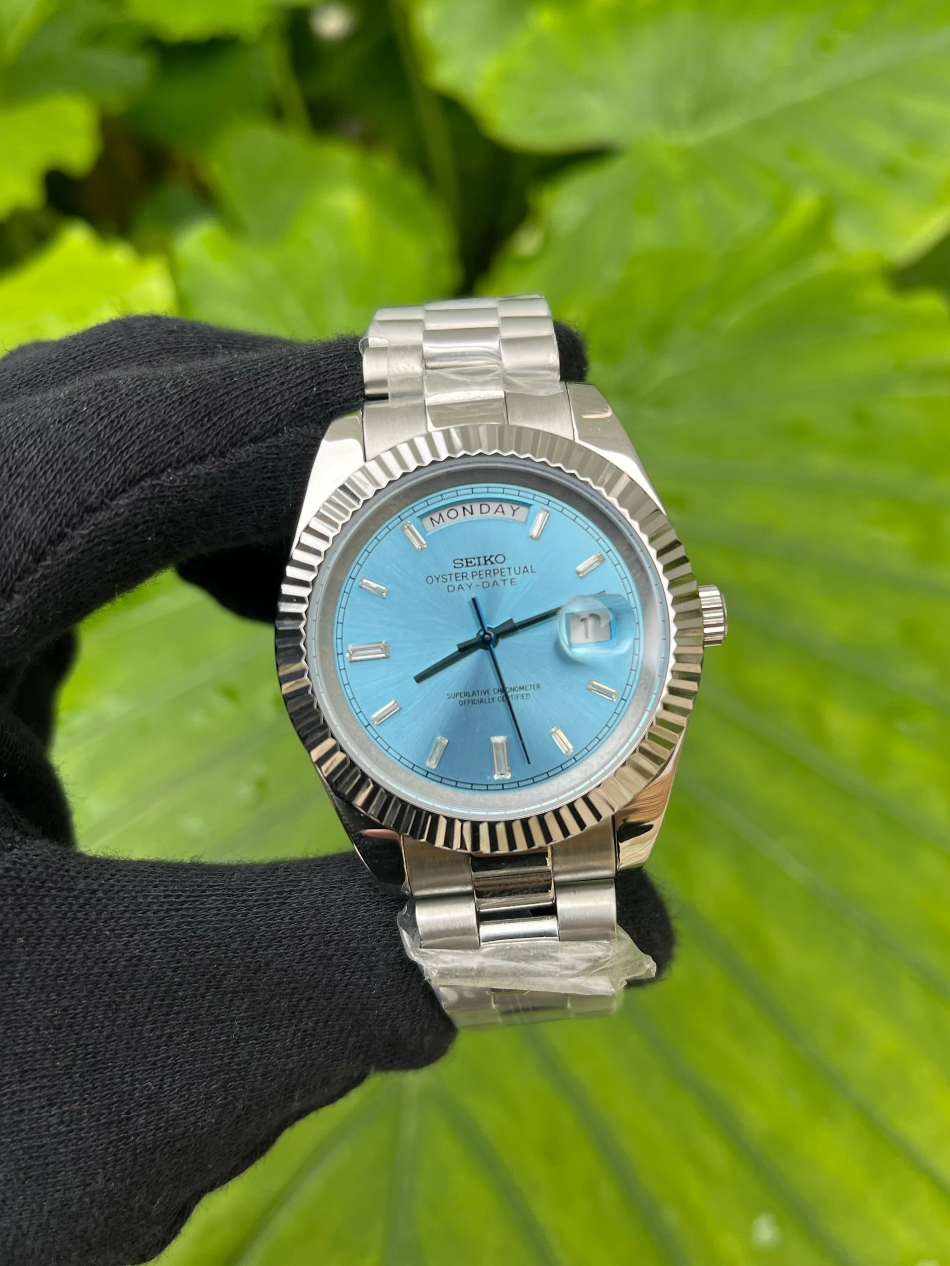 Day Date Ice Blue - Baguette
