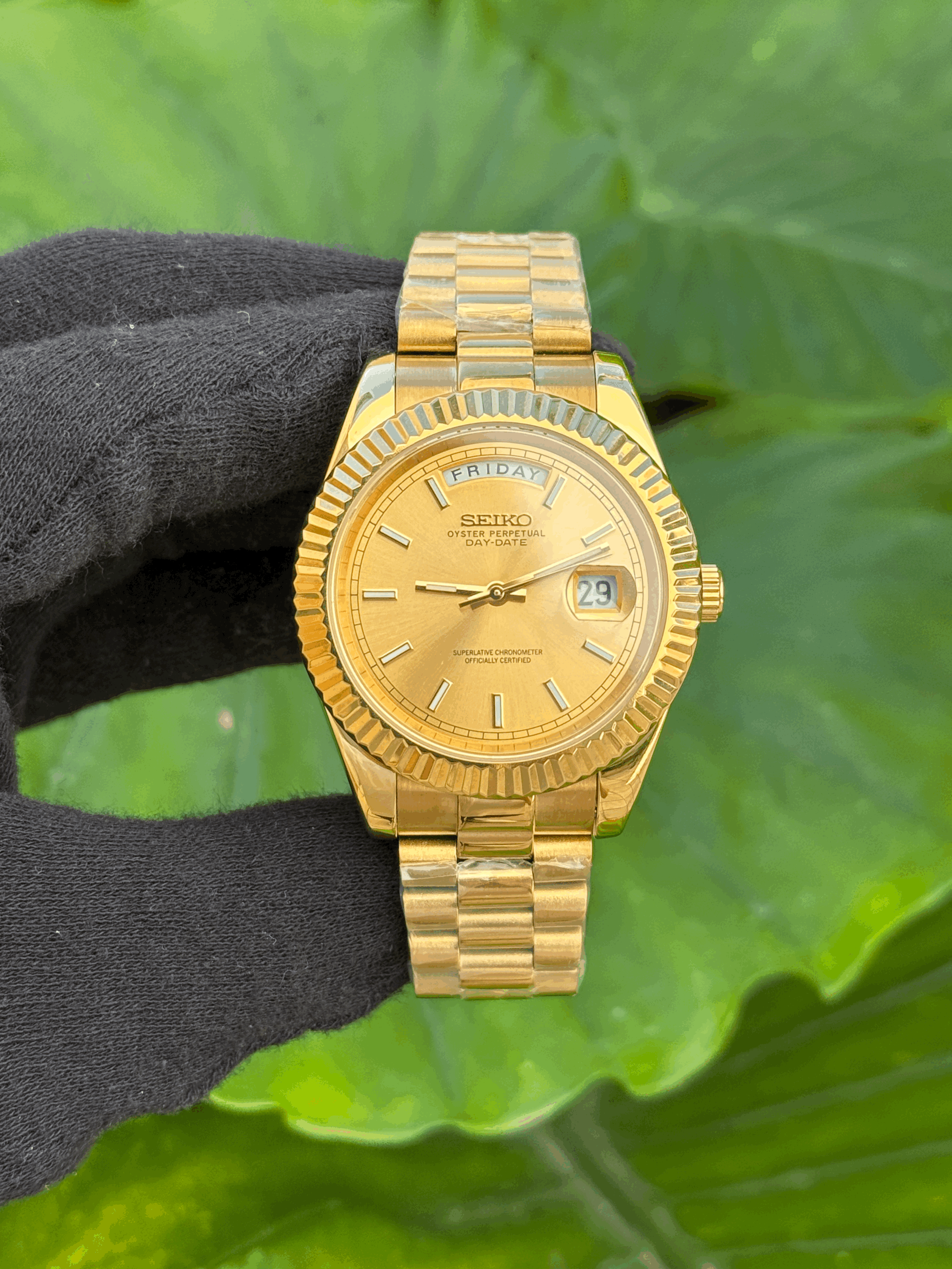Day and Date Yellow Gold - Champagne Dial