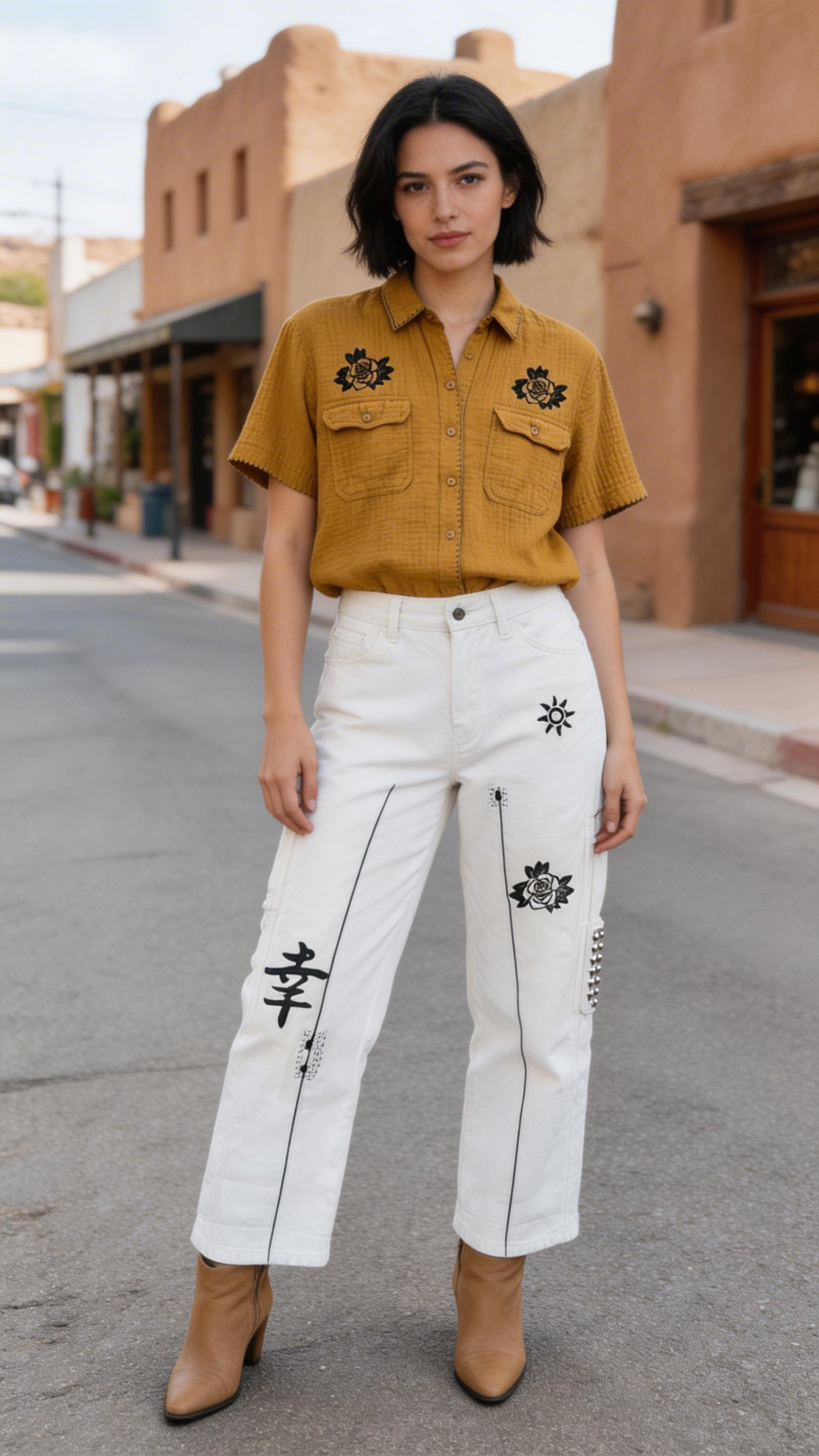 The-New-Black_brown ss shirt_front2.png