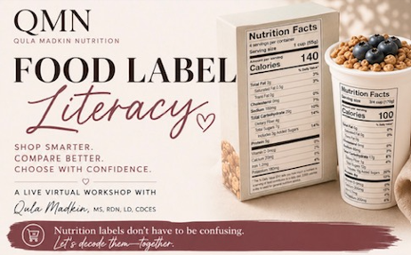 Virtual Food Label Literacy Class