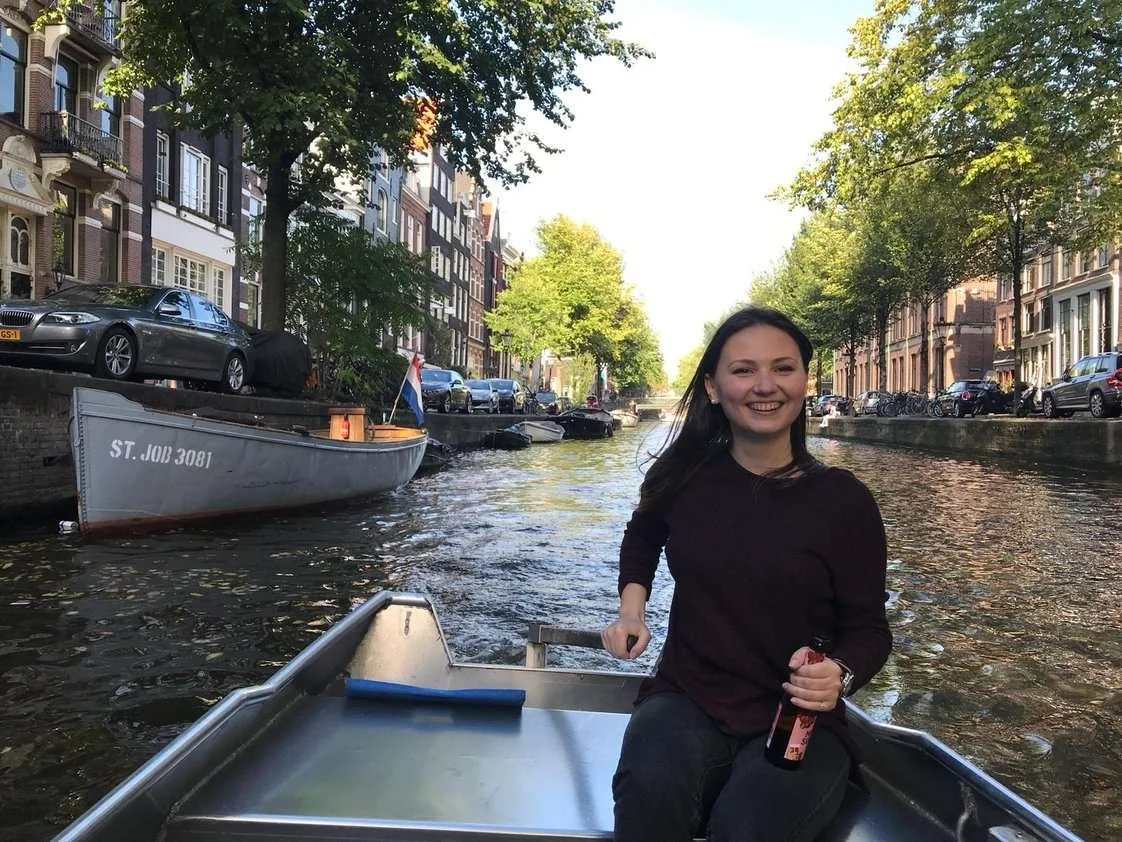 Mariia, founder of Terre à table, moving to the Netherlands, Amsterdam 2018