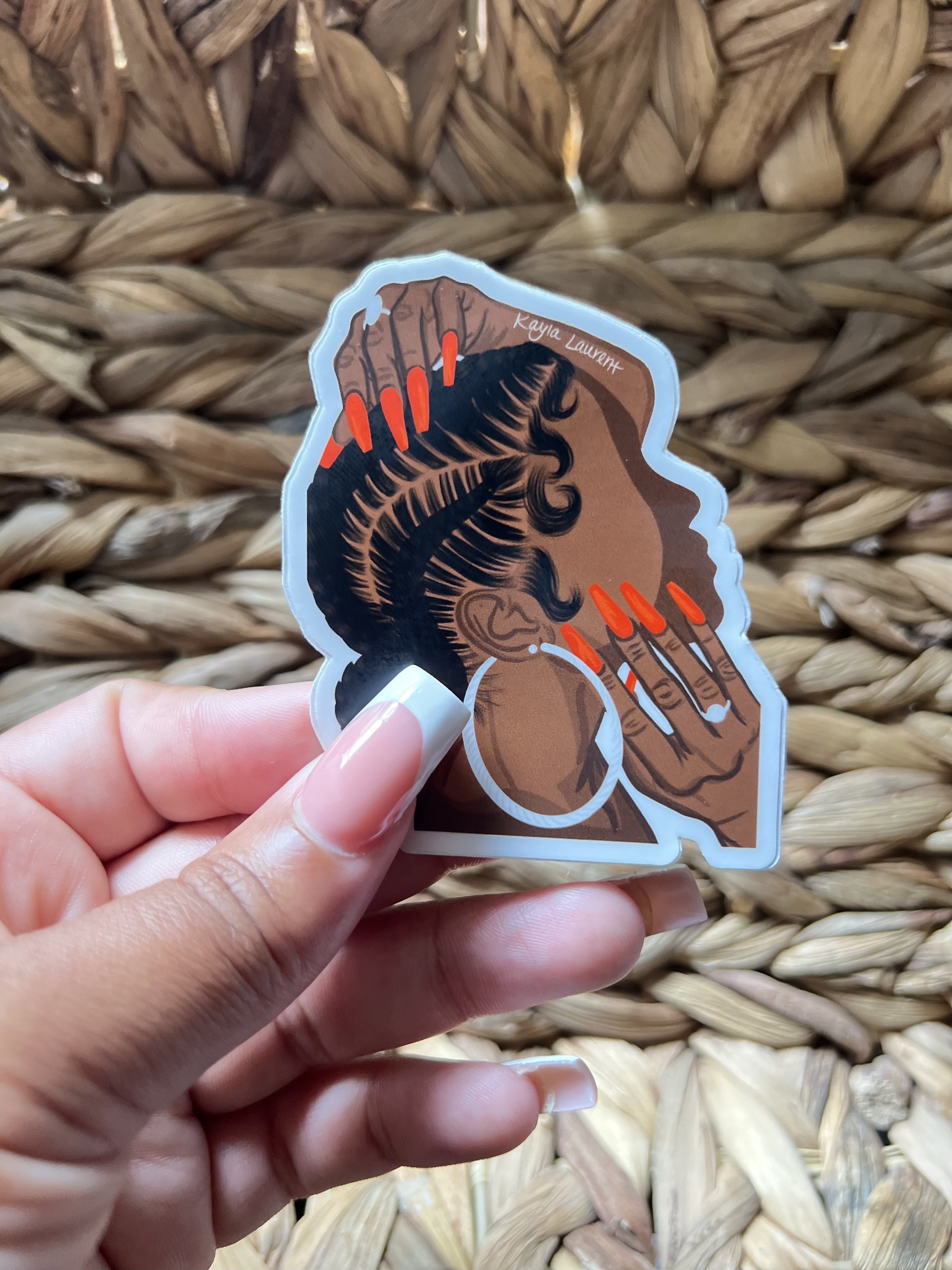 Stitch Braid Sticker (Large)
