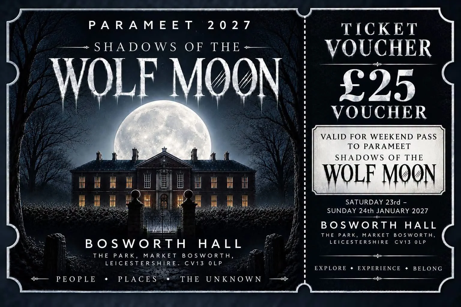Shadows of the Wolf Moon 2- day voucher