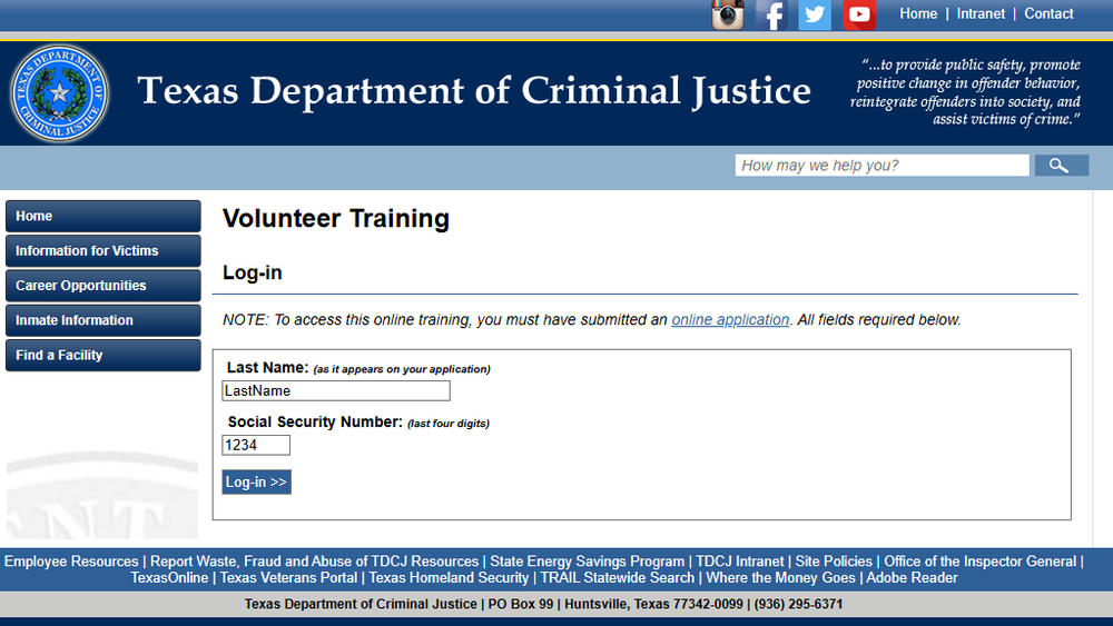 Tdcj Bonus Form.pdf TDCJ Training | Join TDCJ Volunteer Efforts — Kairos Goree