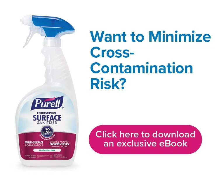 Purell Ad: Want to Minimize Cross-Contamination Risk? Click here to download an excusive eBook.