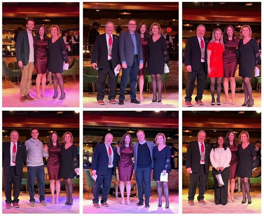 Photos of the DMA award winners with  the executive team