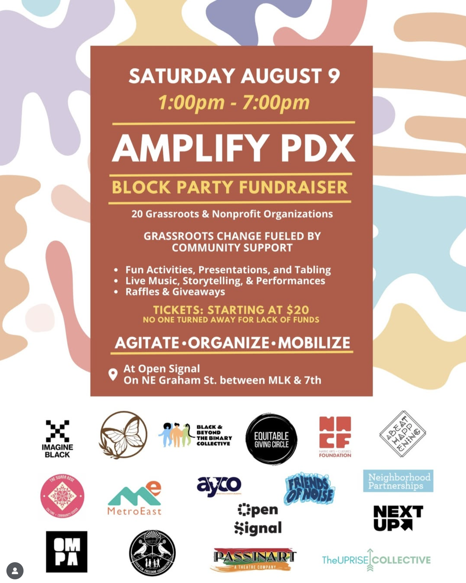 AMPLIFY PDX: Block Party Fundraiser
