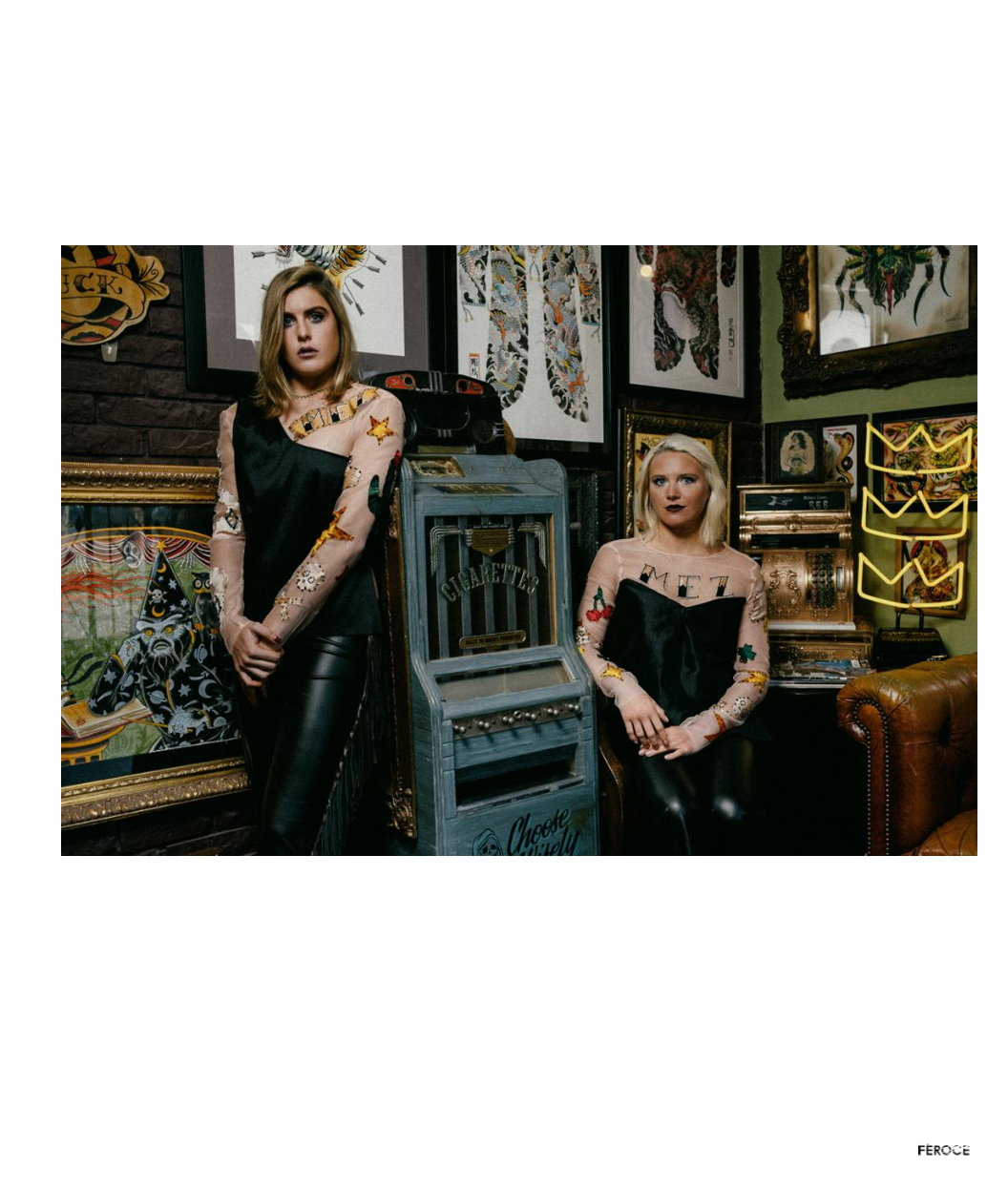 Looks and shoot directed by Madimez featured in Feroce Magazine