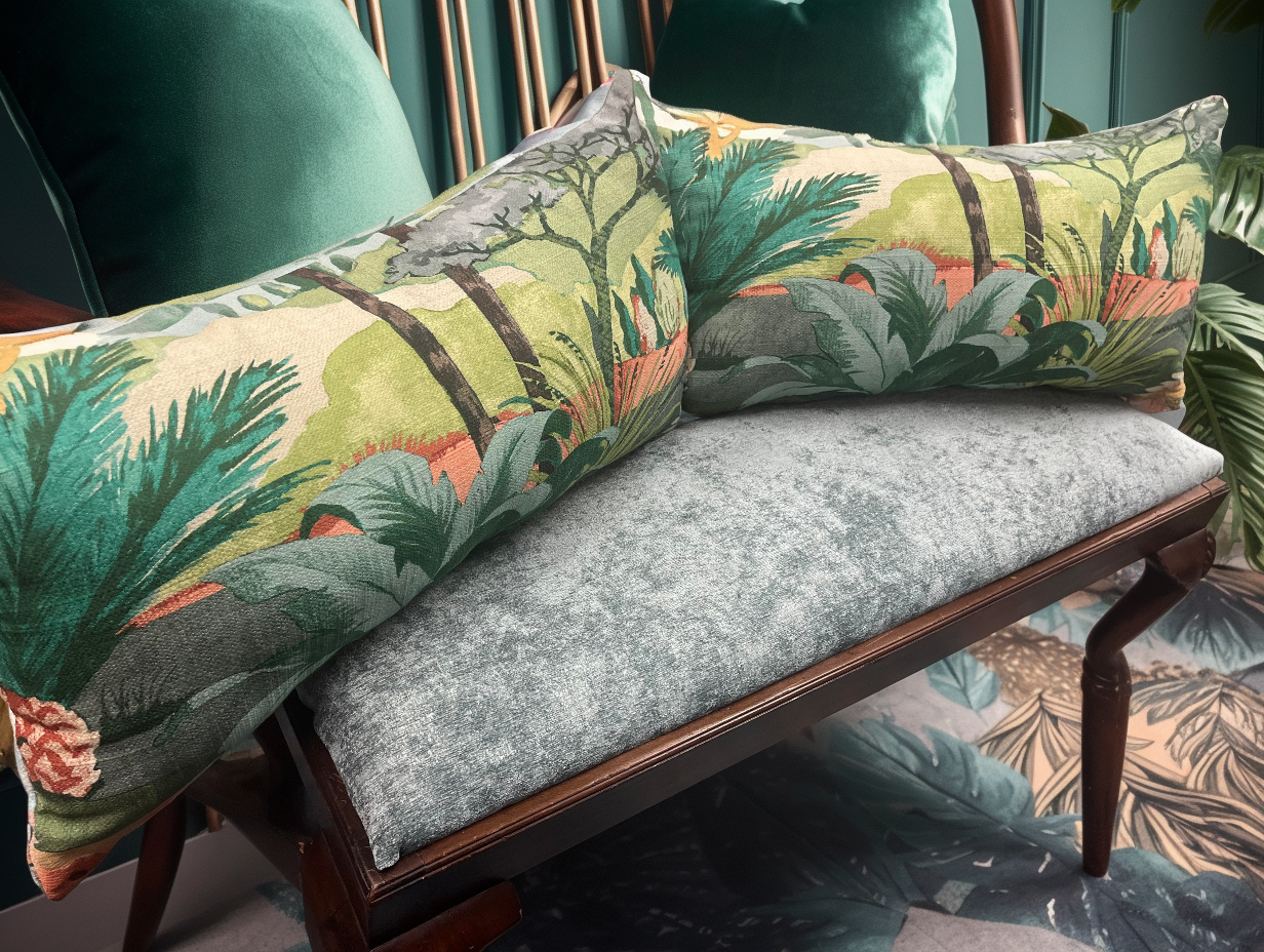 Tahitian Canopy Lumbar Pillow Cover