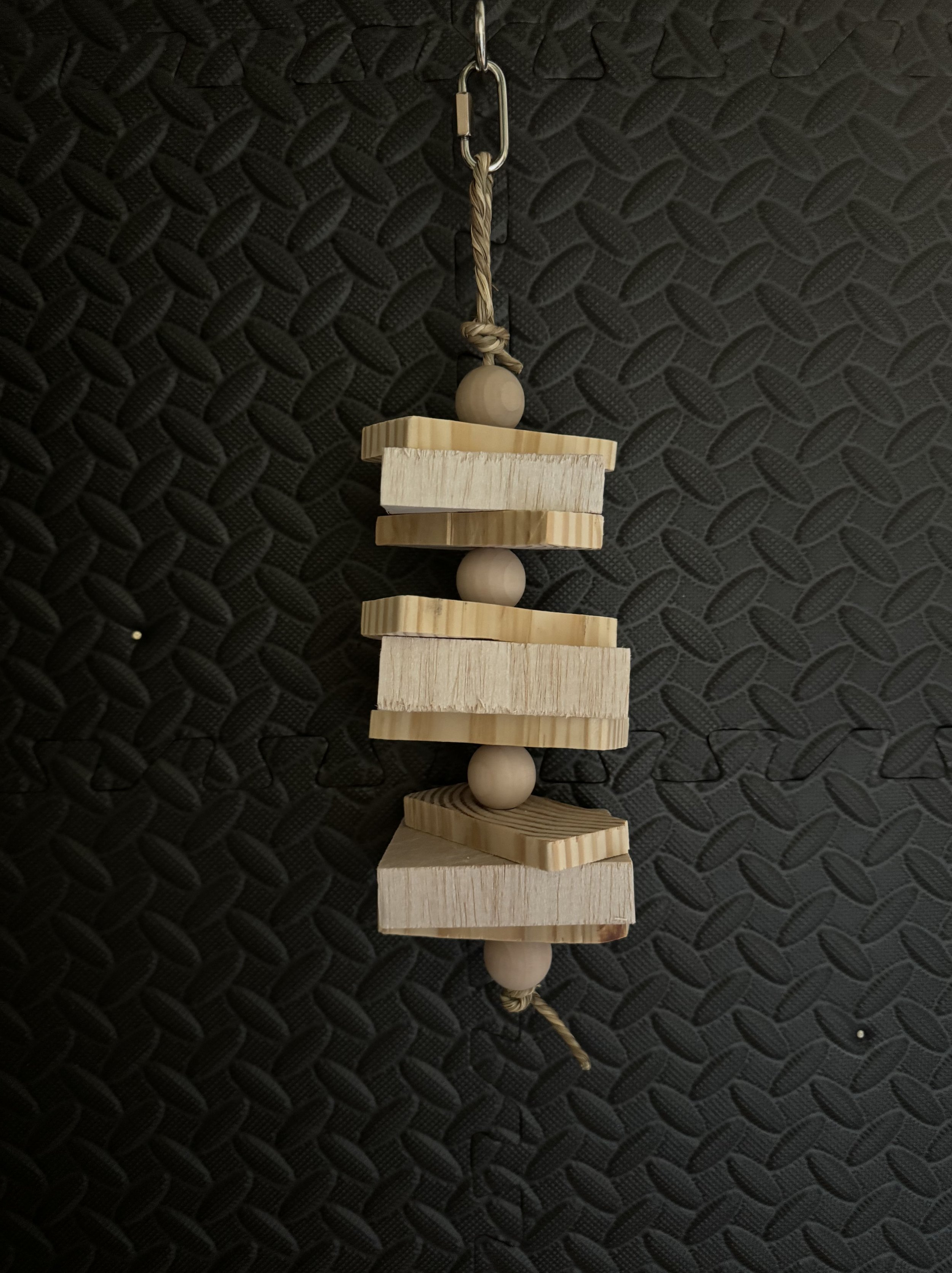 The Toto is a medium sized natural bird toy