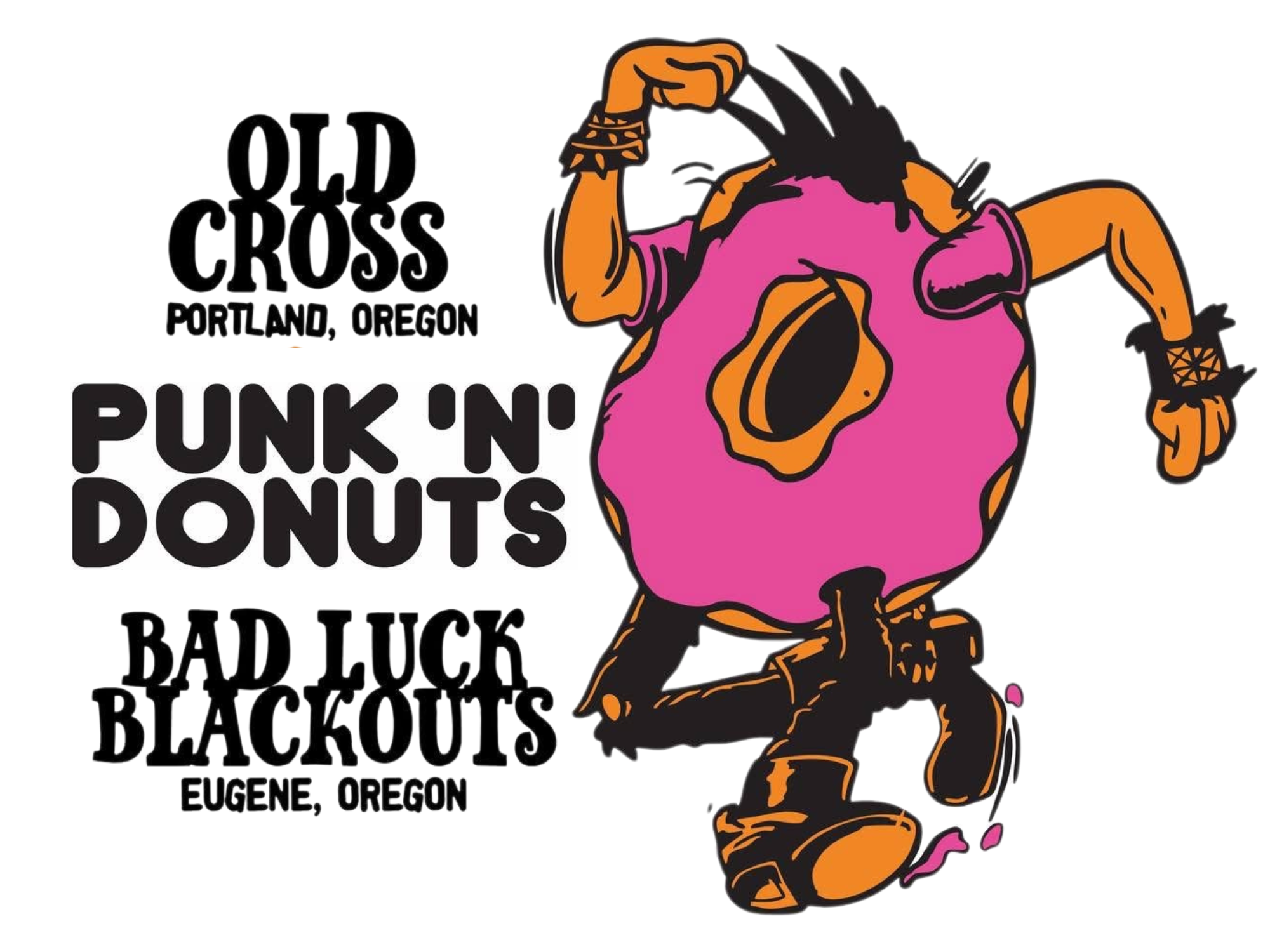 Punk 'N' Donuts w/ Old Cross and Bad Luck Blackouts