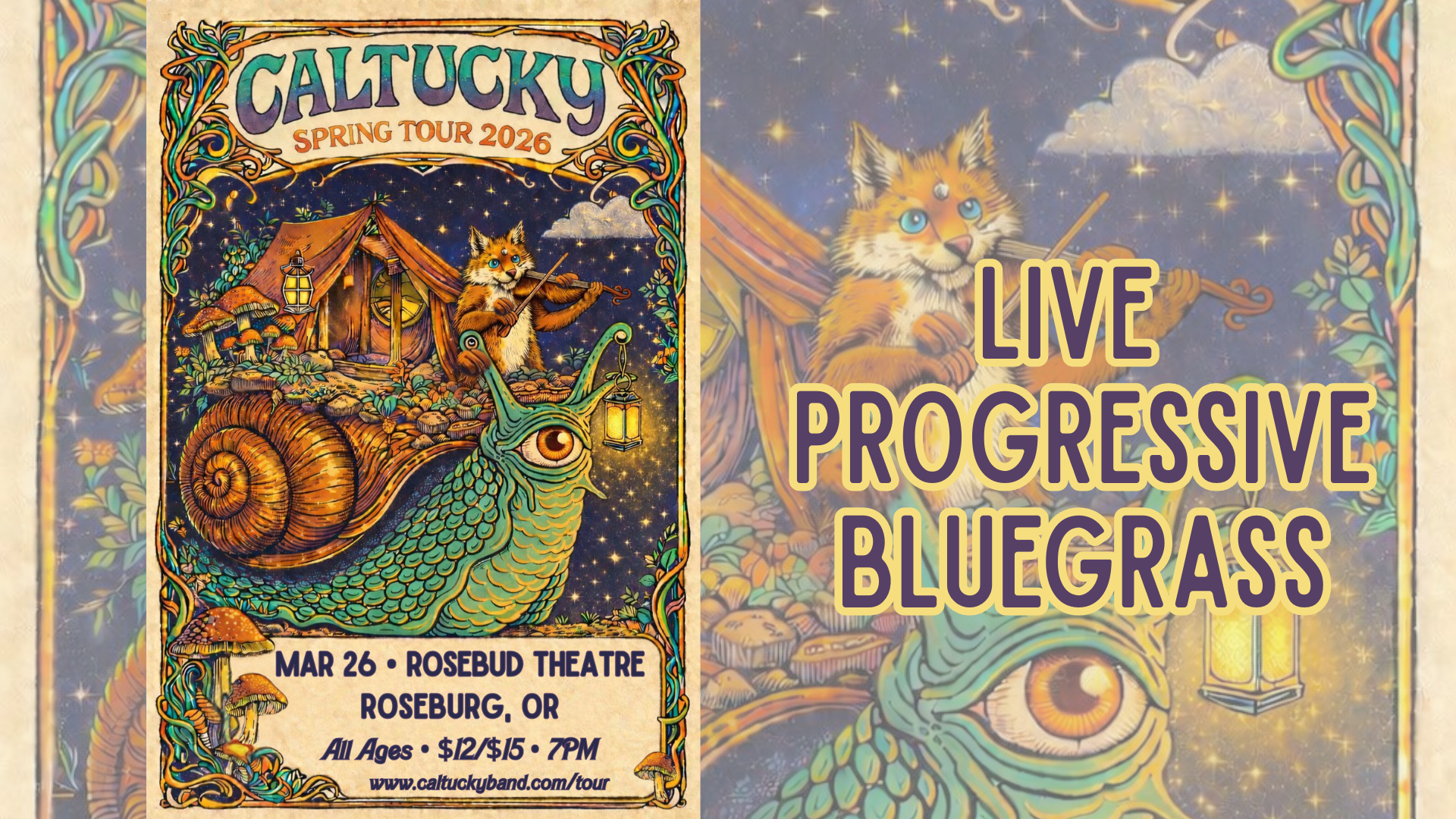 Progressive Bluegrass with Caltucky LIVE at The Rosebud