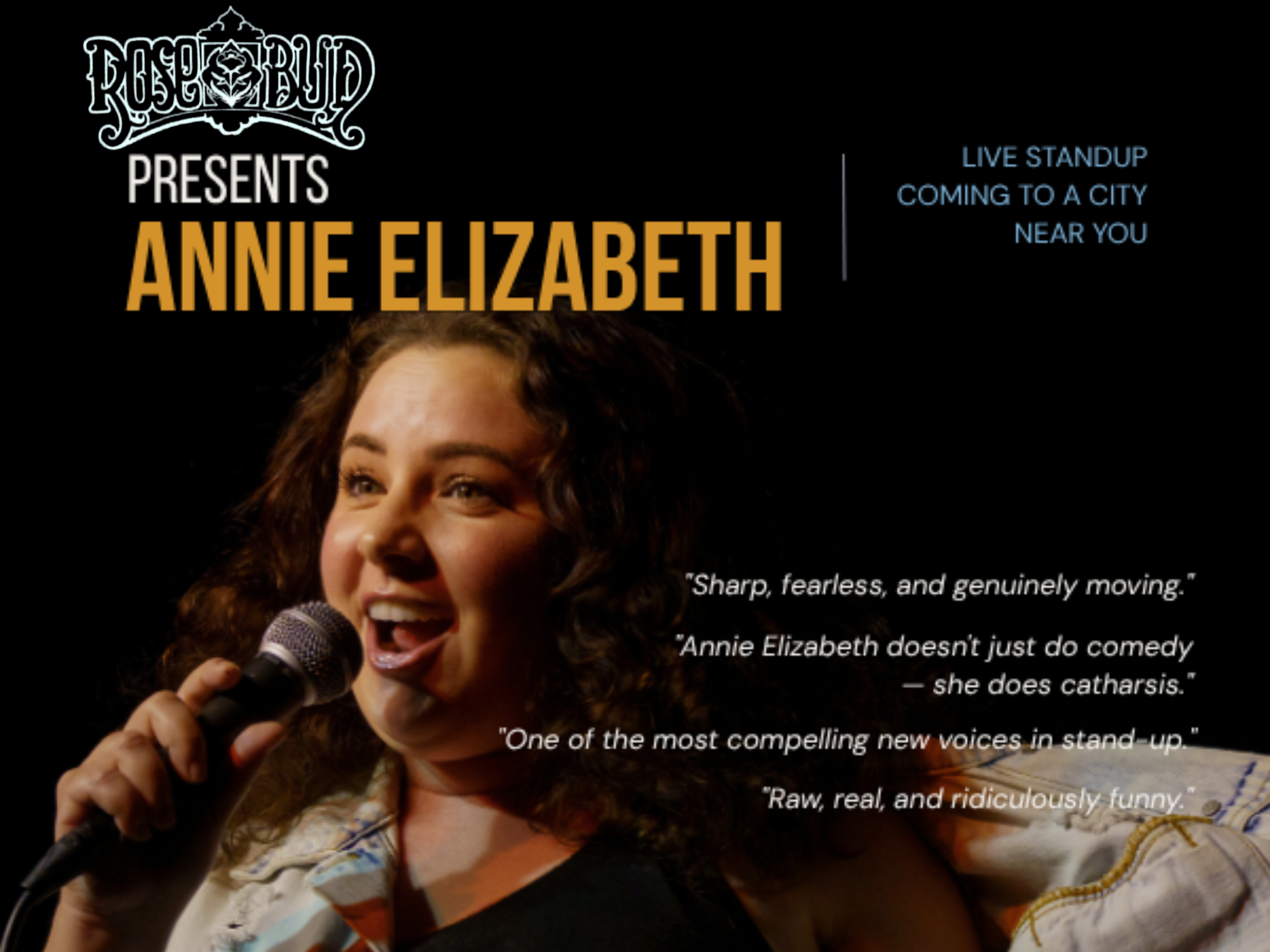 Annie Elizabeth Presents: Positive Results Comedy Tour LIVE at The Rosebud