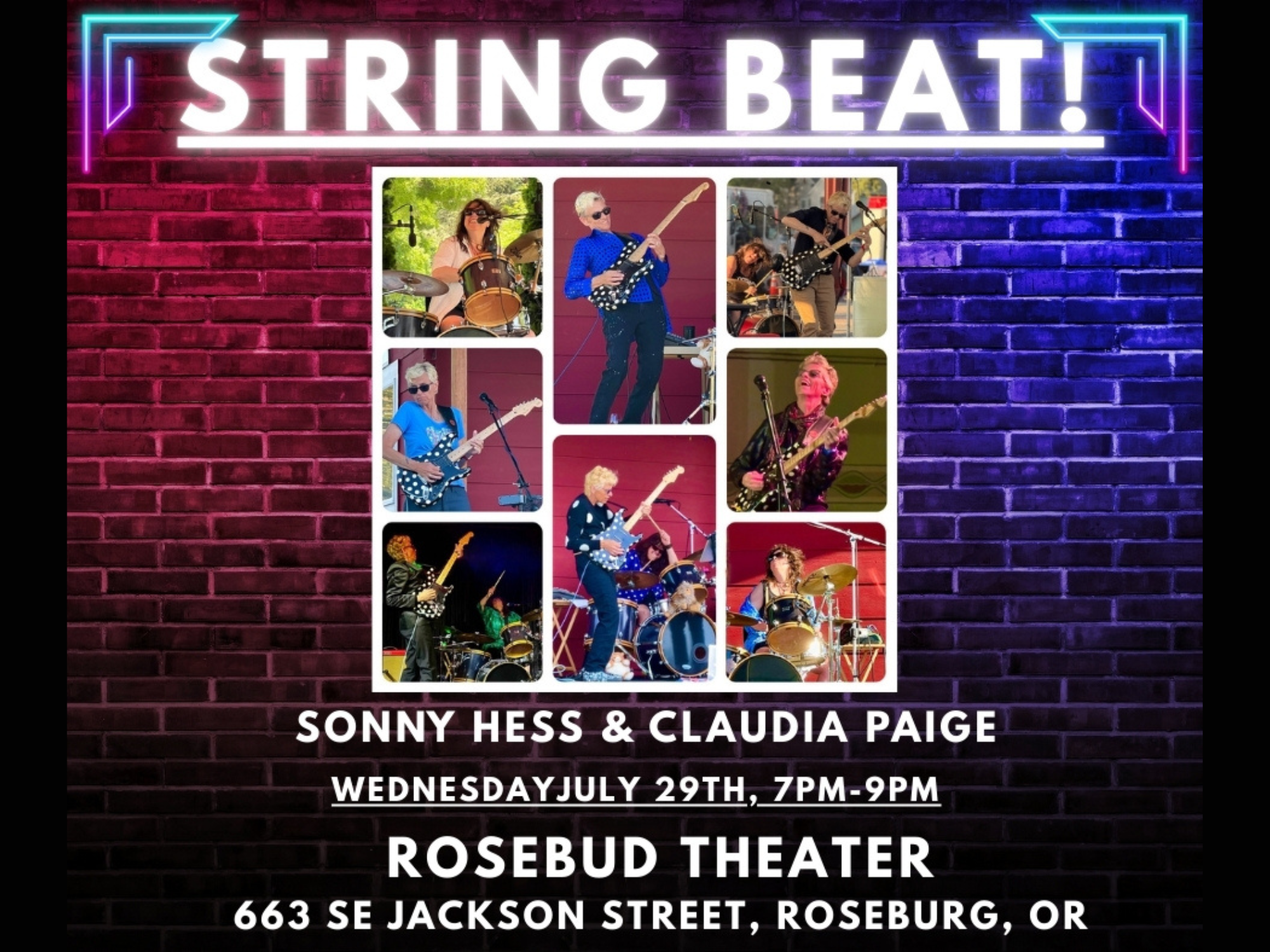 StringBeat w/ Sonny Hess & Claudia Paige LIVE at The Rosebud