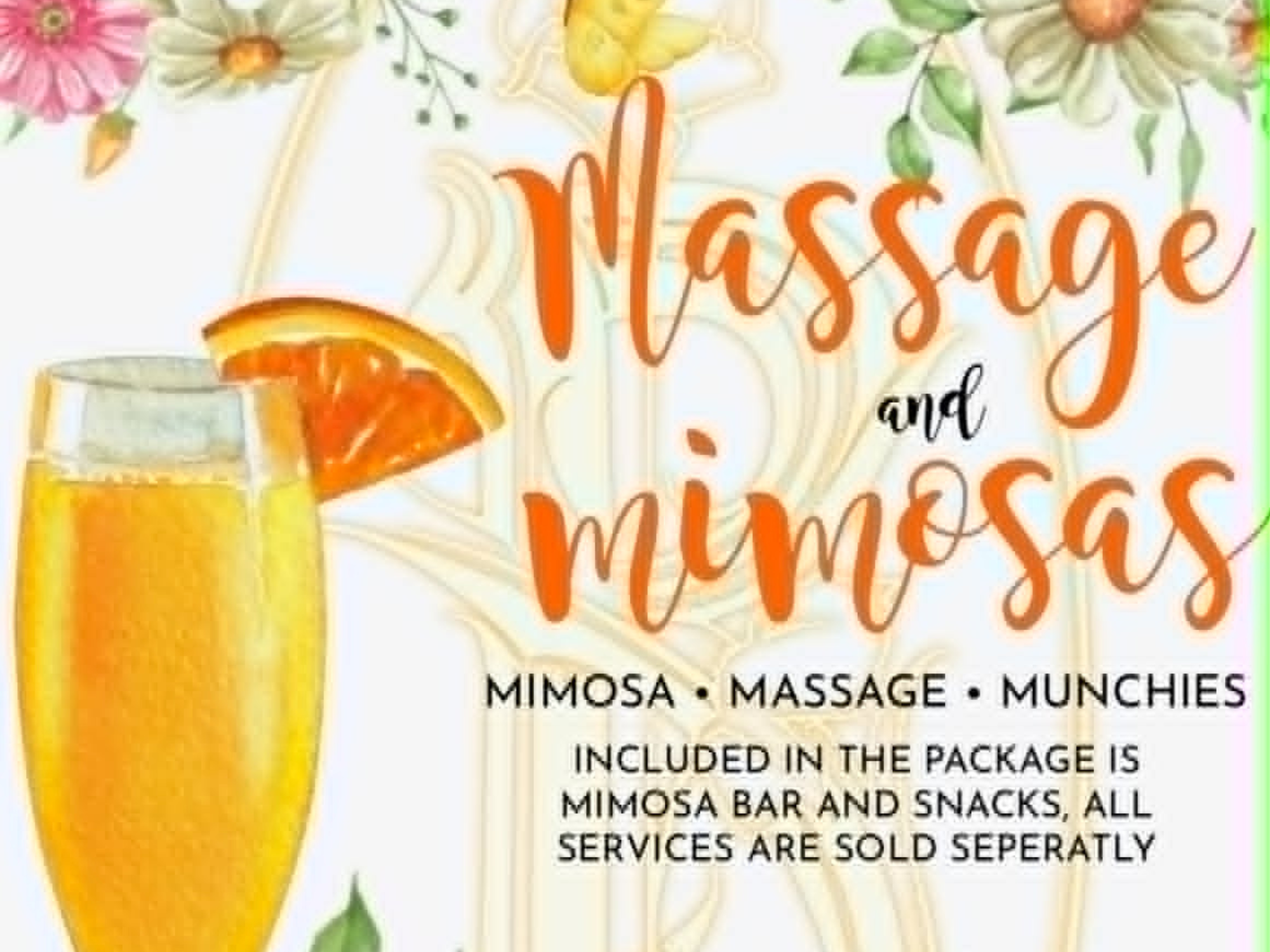 Sunday Afternoon Massage and Mimosas at The Rosebud