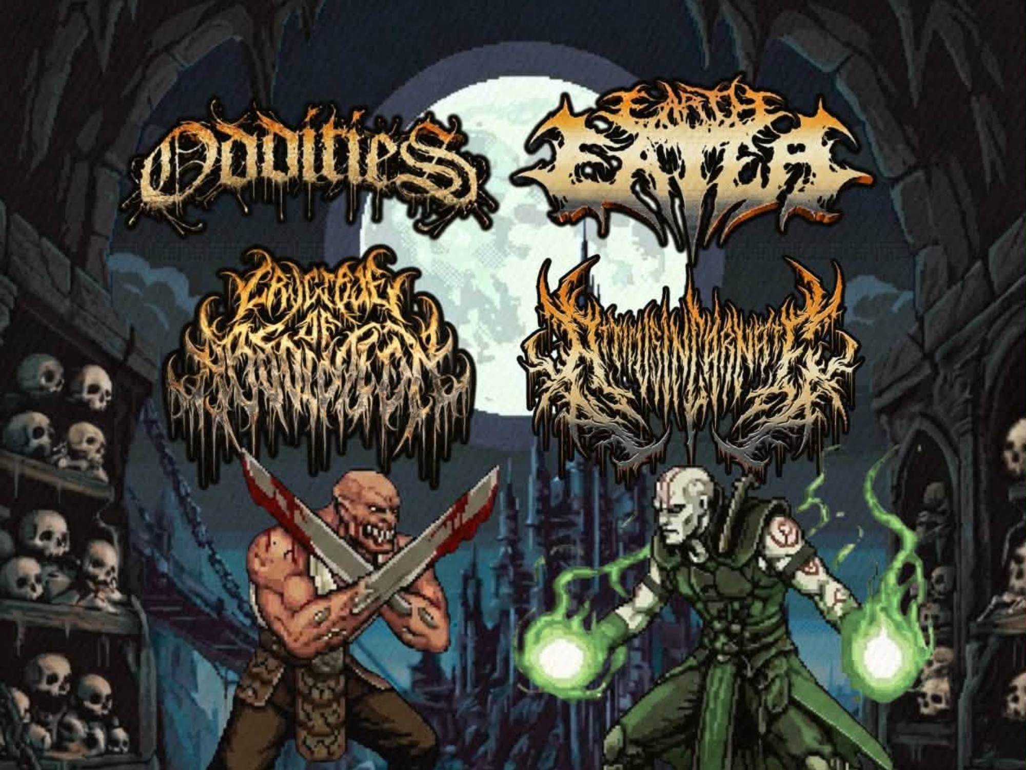 Earth Eater, Oddities, Crucible of Absolution, Atticus Incarnate: METAL at The Rosebud