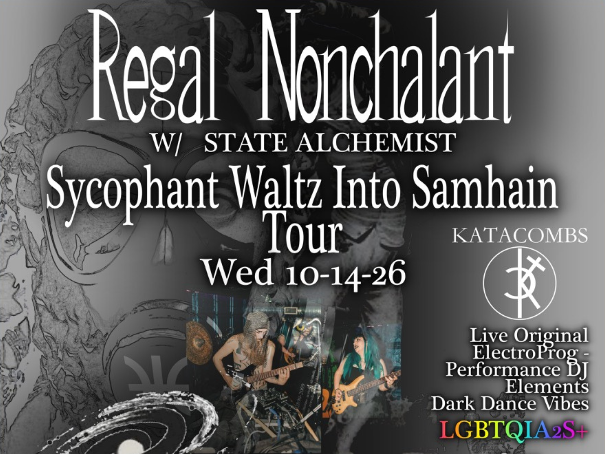 Sycophant Waltz Into Samhain Tour: Regal Nonchalant, State Alchemist LIVE at The Rosebud