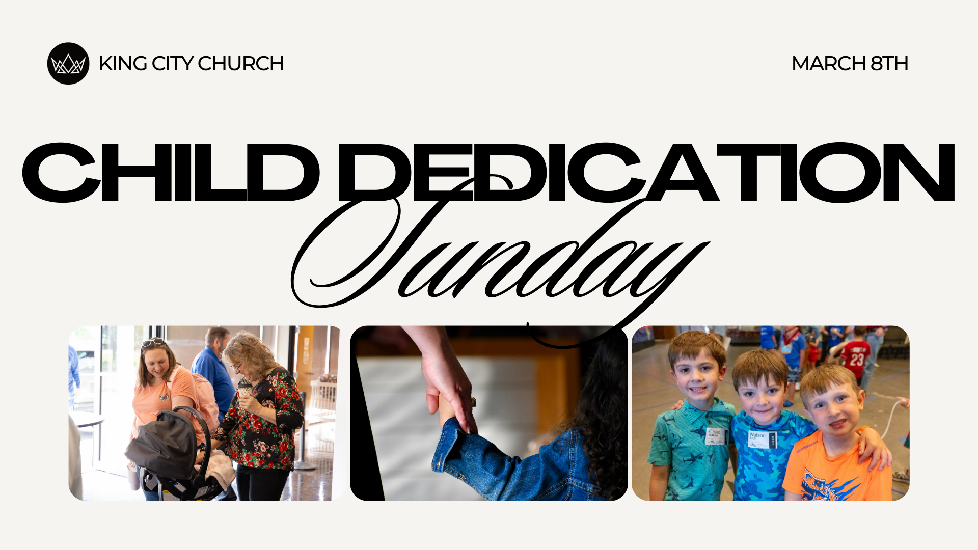 Child Dedication Sunday