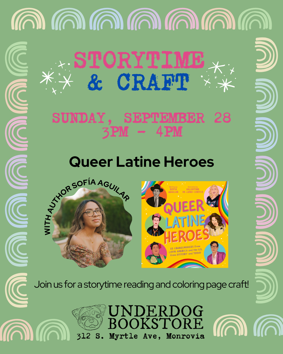 Storytime & Craft: Queer Latine Heroes