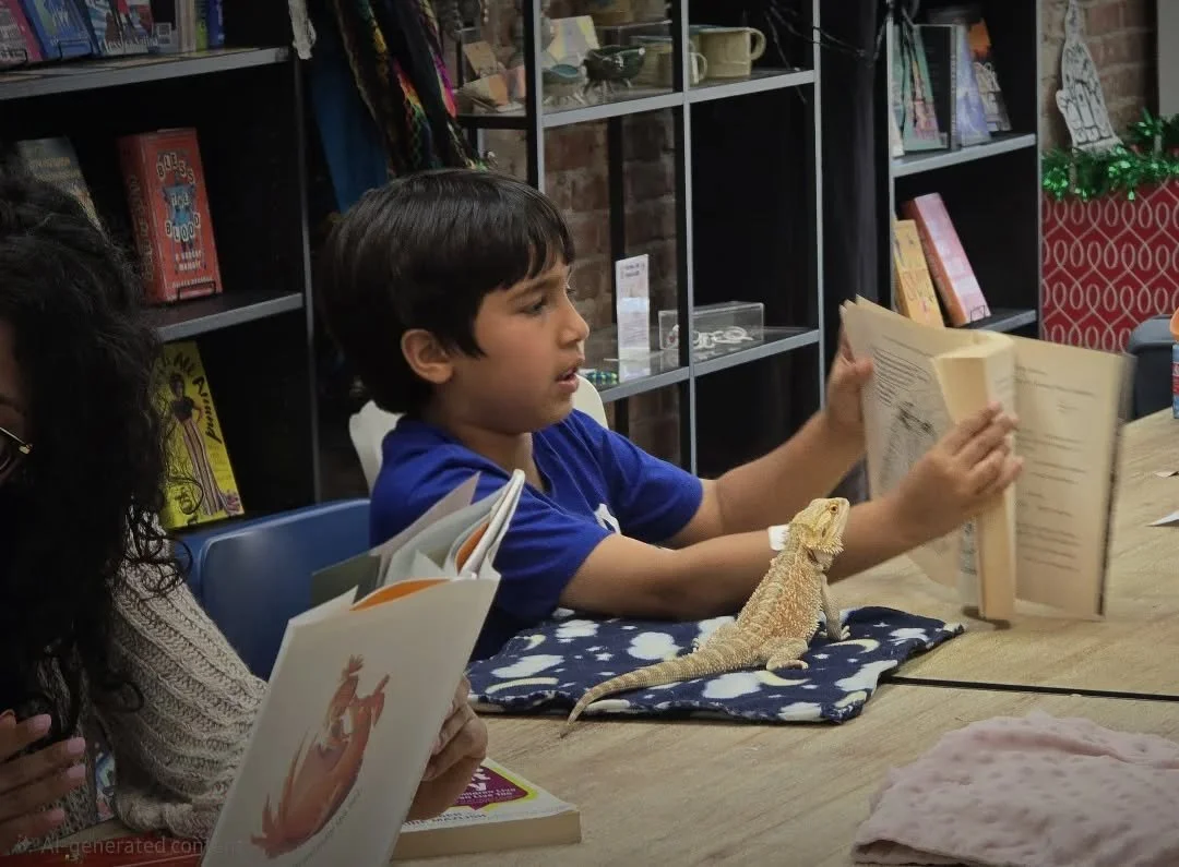 Thank you to everyone who joined us for another sold out Reading with Reptiles! 📚🐍

Which animals would you like to read to next? 

#TheLittleZooFamily #UnderdogBookstore #ReadingWithReptiles
