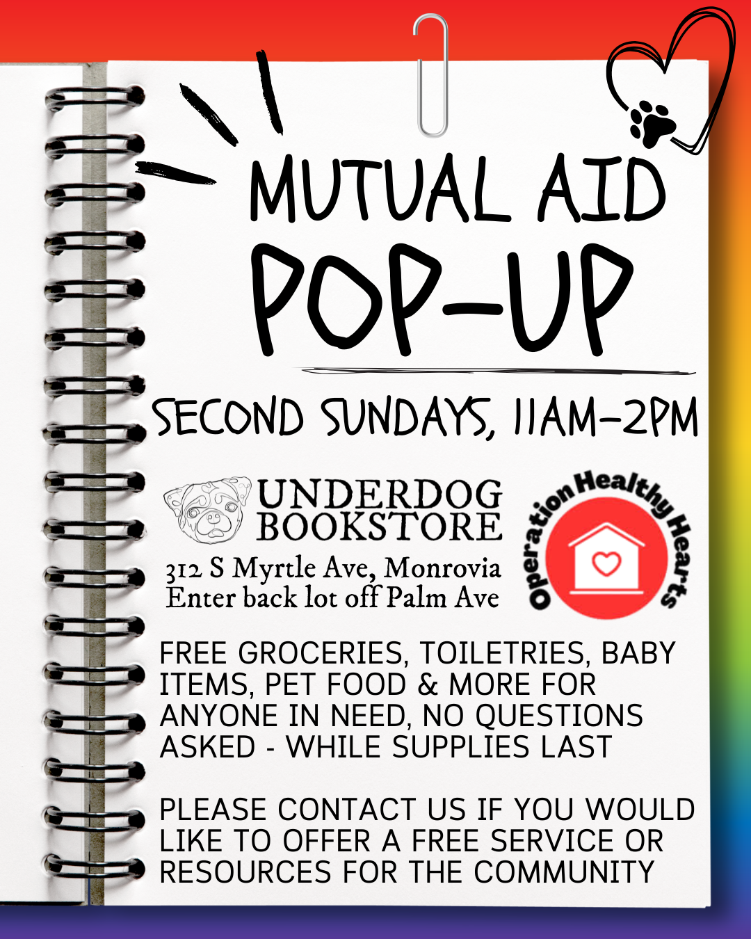 Monthly Mutual Aid Pop-Up