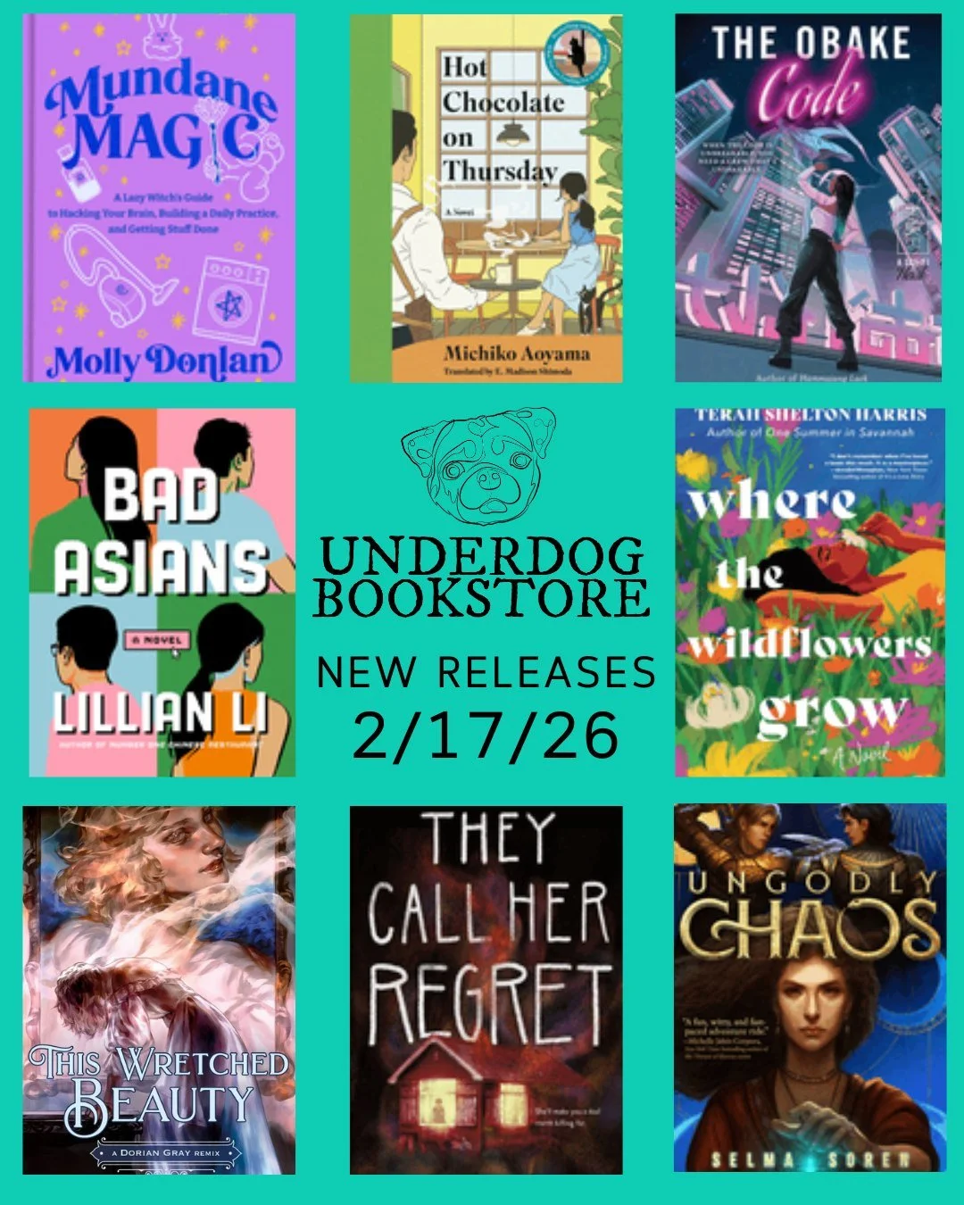 Happy New Book Tuesday! 📚🏳️&zwj;🌈🐶

Check out some of our favorite new releases featuring LGBTQIA+, BIPOC, Disabled &amp; Neurodiverse authors and stories. Available now on our @bookshop_org &amp; @librofm pages, or request a copy for store picku