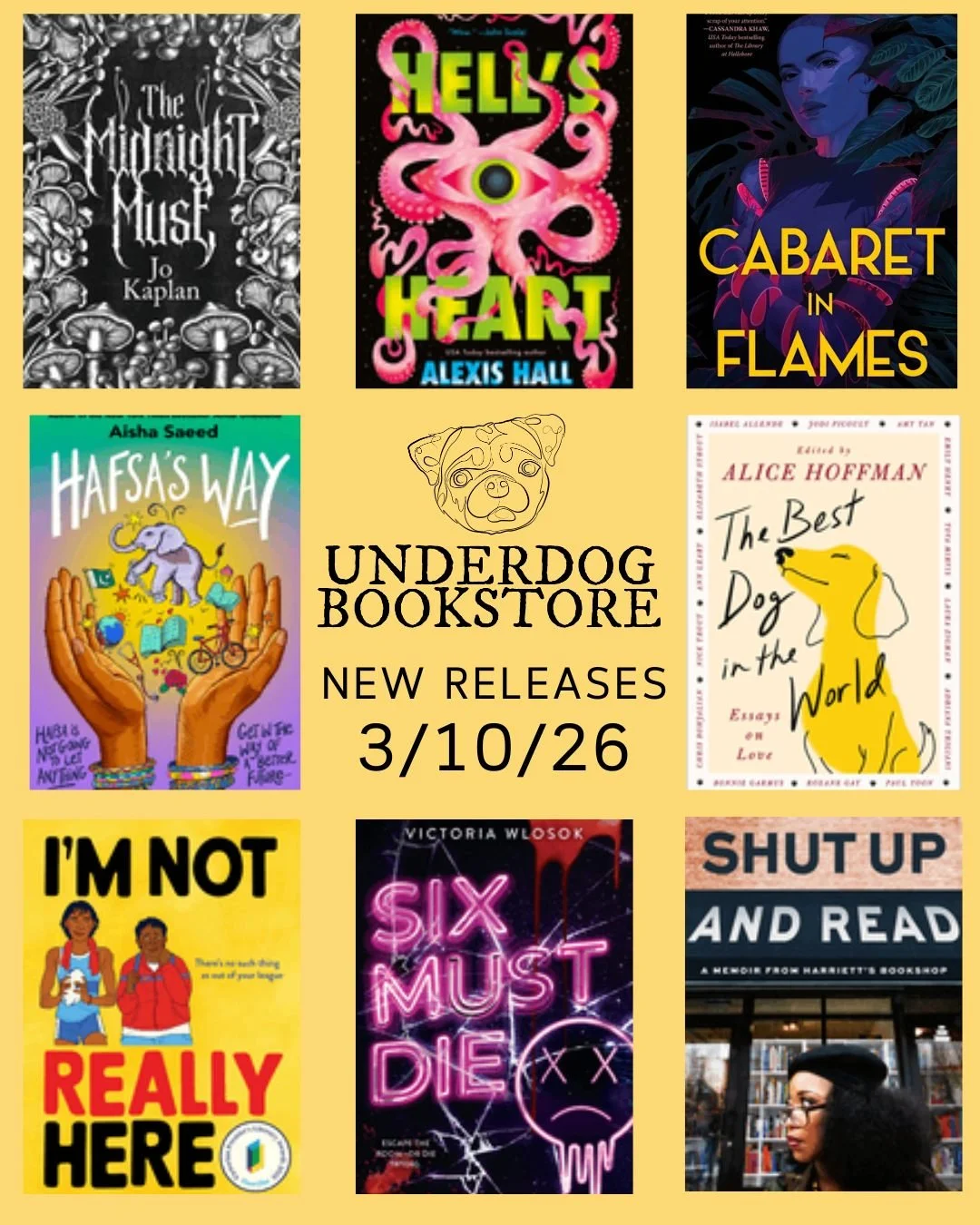 A day late for New Book Tuesday, but these are worth the wait! 📚🏳️&zwj;🌈🐶

Check out some of our favorite new releases featuring LGBTQIA+, BIPOC, Disabled &amp; Neurodiverse authors and stories. Available now on our @bookshop_org &amp; @librofm p