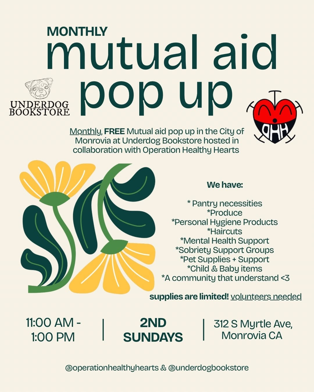 Monthly Mutual Aid Pop-Up
