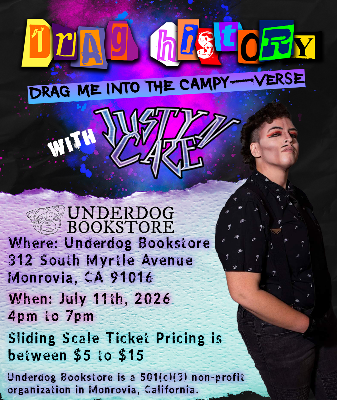 Drag Me Into The Campy-Verse: Drag History with Justyn Caze