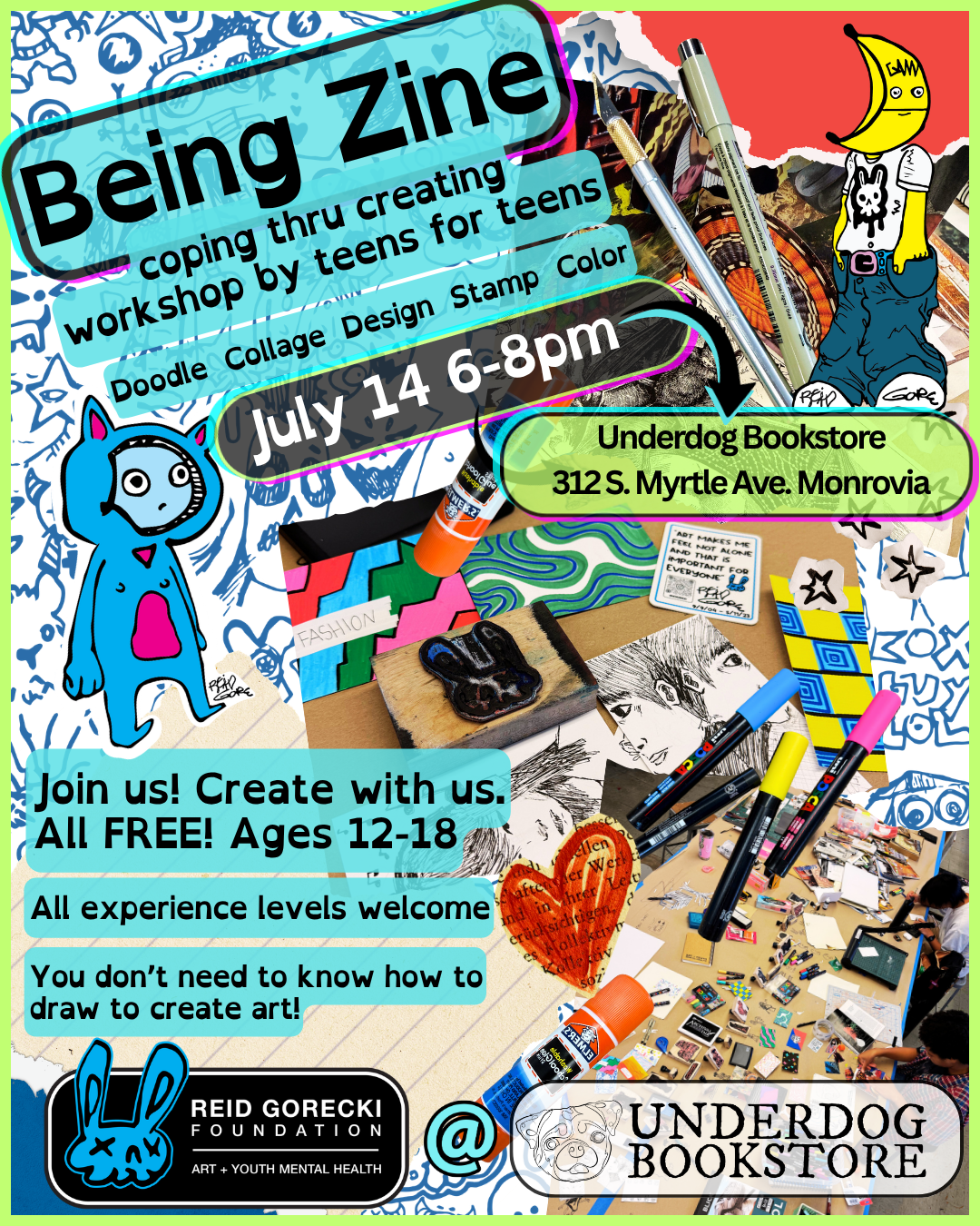 Being Zine Teens Workshop