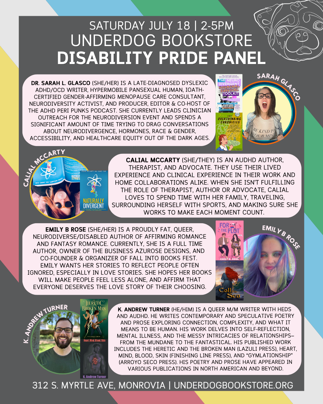 Disability Pride Author Panel