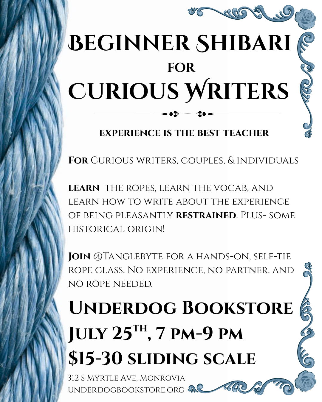 Beginner Shibari for Curious Writers