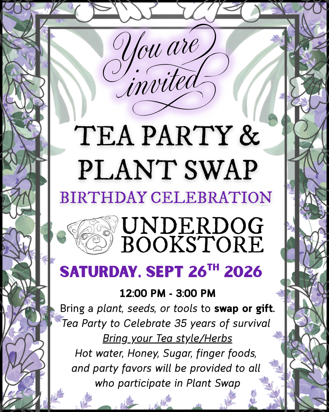 Tea Party & Plant Swap