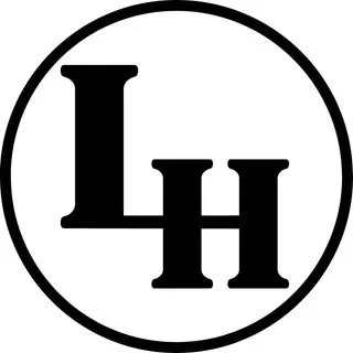 Logo for Latina Hustle LLC. It is the letters L and H inside a circle.