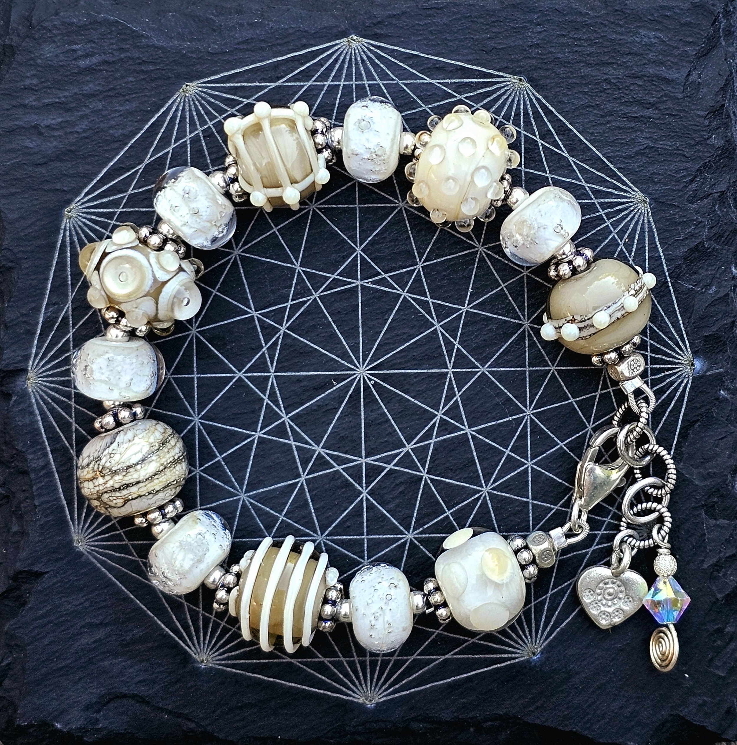 Classy Custom Cremation Ash Bracelets