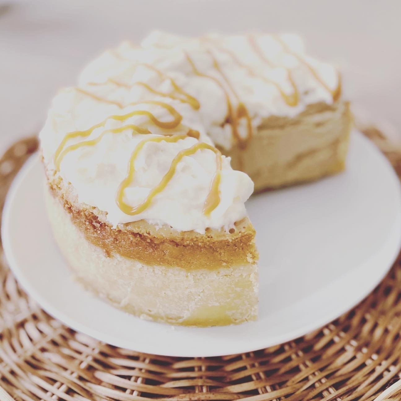 Cappuccino Caramel Cheesecake