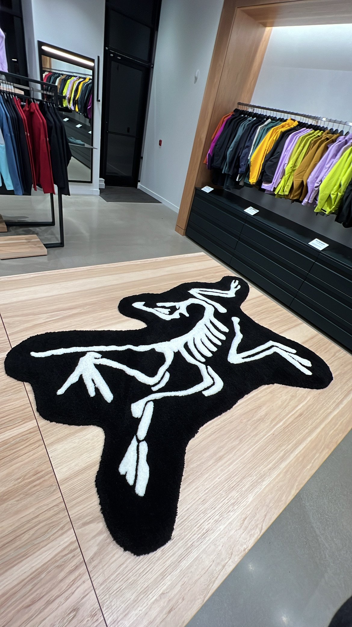 Arc'teryx Logo Rug Instore | Hand Tufted